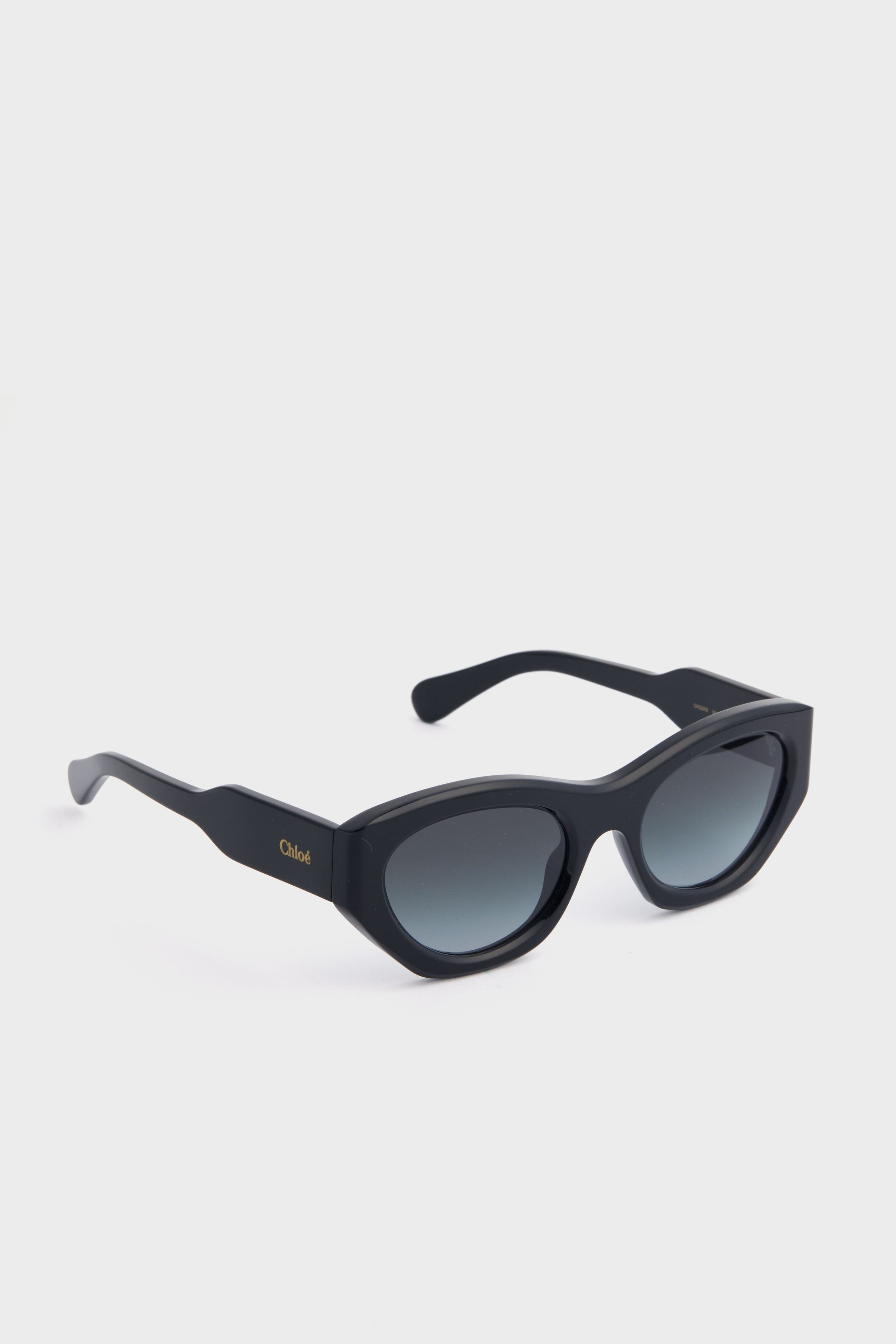 Shiny Solid Black Cat Eye