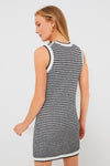 Navy Stripe Bardot Dress