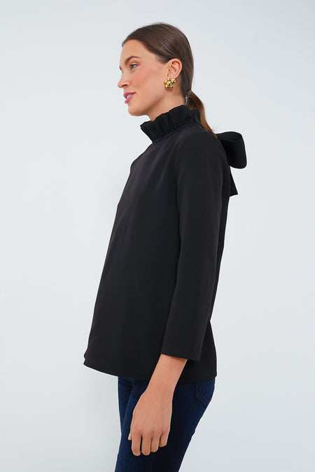 ELLE Women's SMALL Off The Shoulder BLACK & WHITE STRIPE TOP Ruffle Sleeve & Hem ELLE Women's SMALL Off The Shoulder BLACK & WHITE STRIPE TOP Ruffle Sleeve & Hem