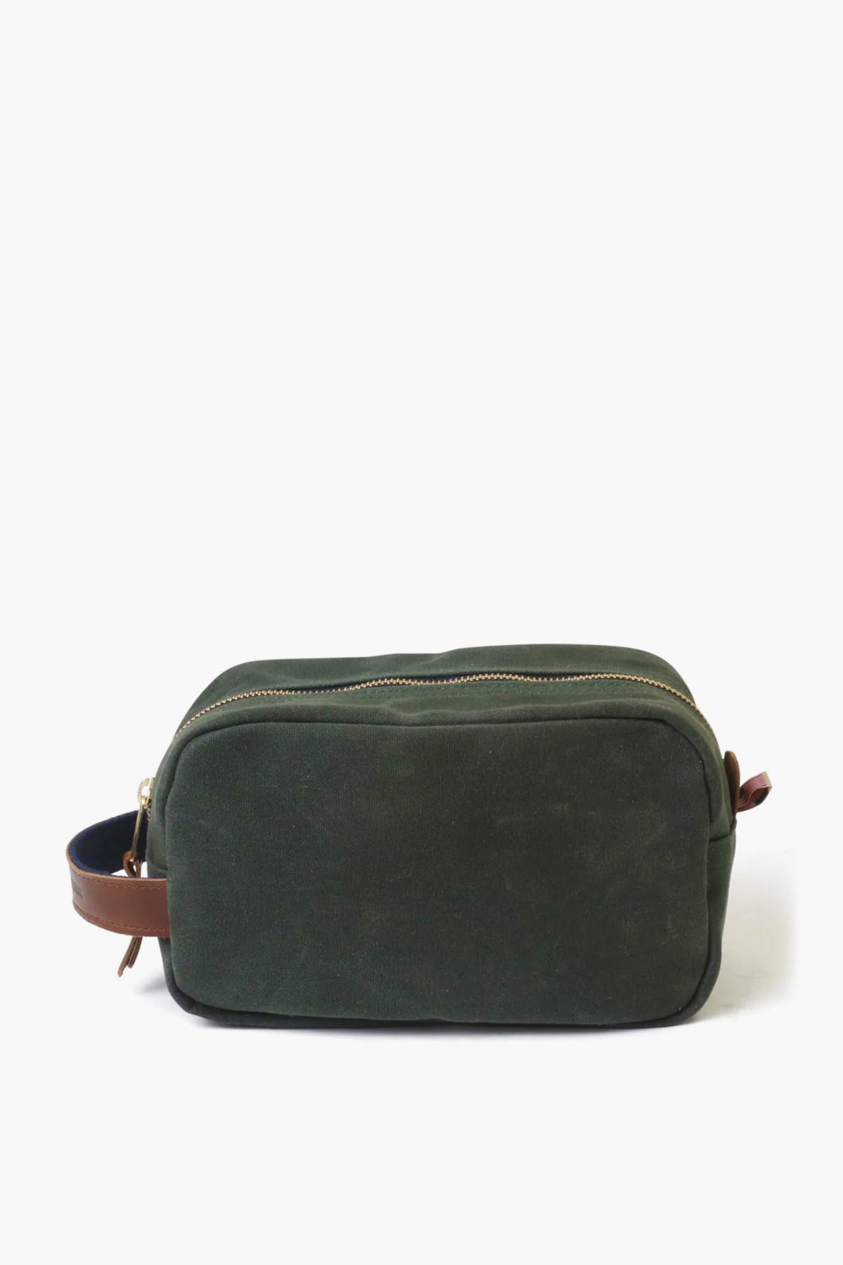 Hunter Green Waxed Canvas Heritage Shave Kit