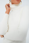 Winter White Andover Ribbed Turtleneck