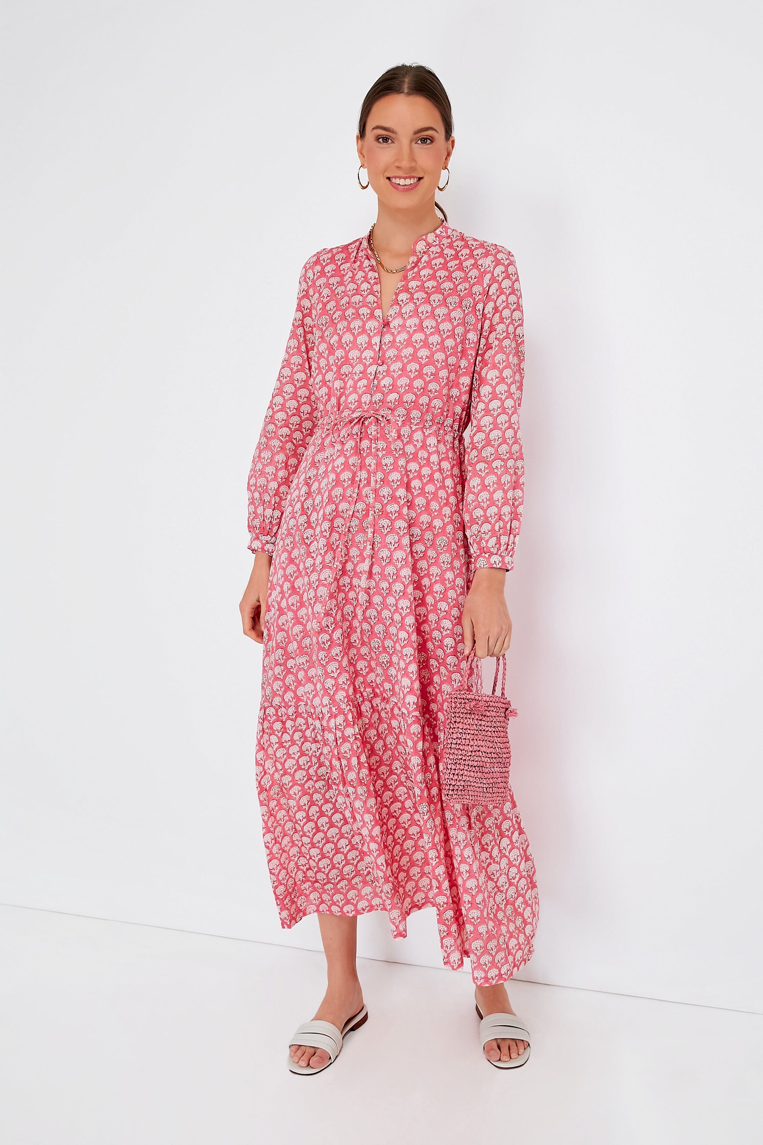 Crescent Flower Bon Pink Frances 3 Dress | India Collection by Emerson ...