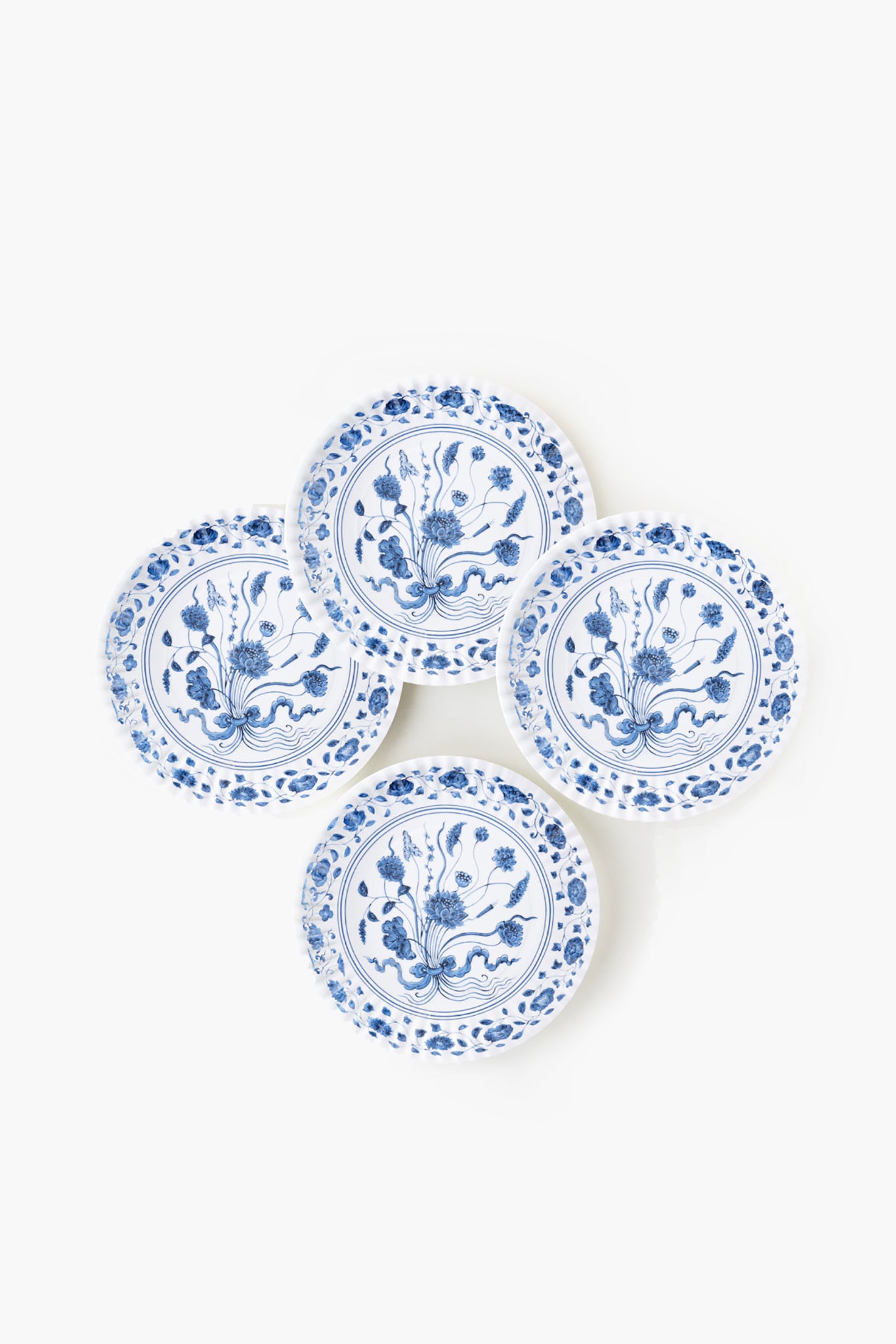 Botanical Melamine Plates (Set of 4)