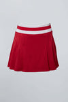 Retro Red 15 Inch Lydia Tennis Skirt