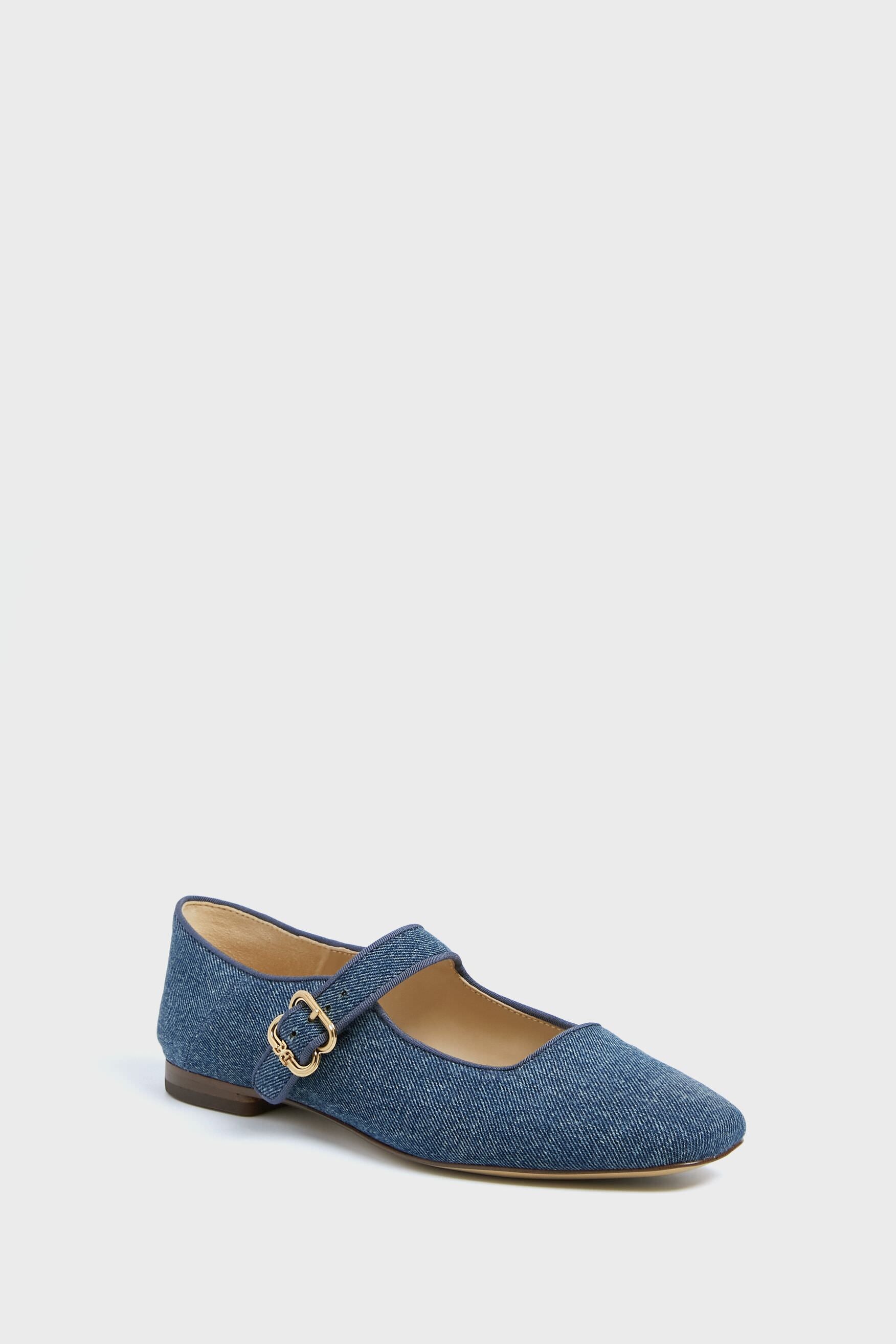 Summer Denim Twill Michaela Flats | Sam Edelman