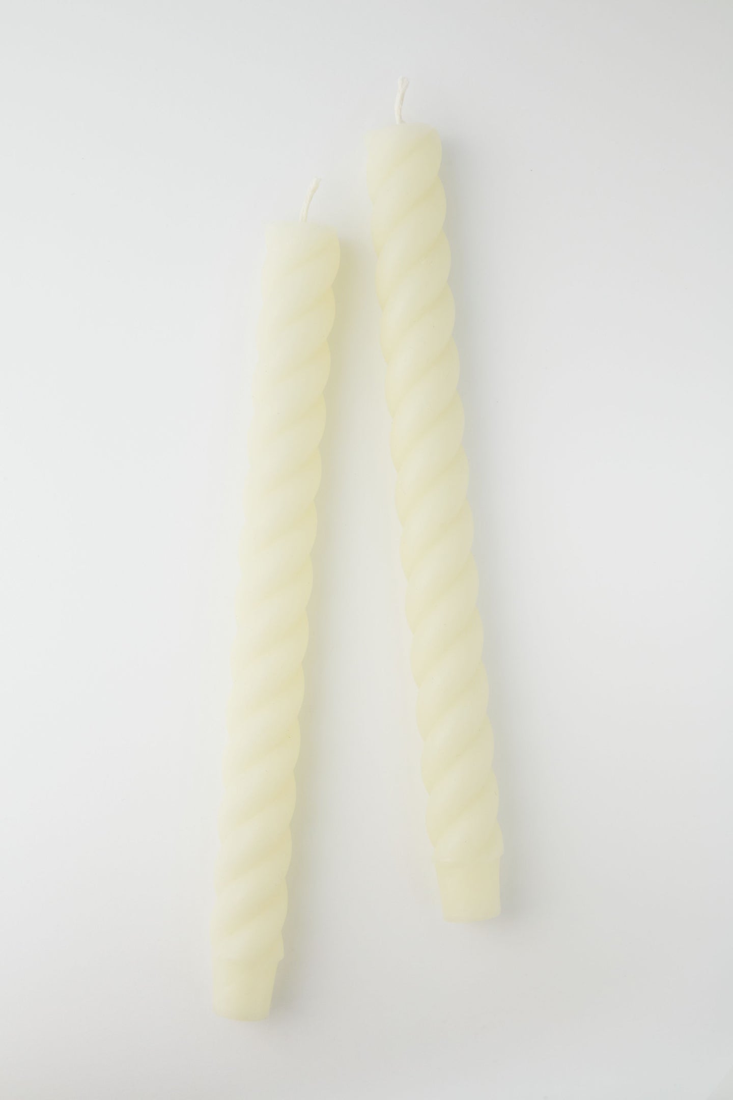 Cream Rope Tapers Pair