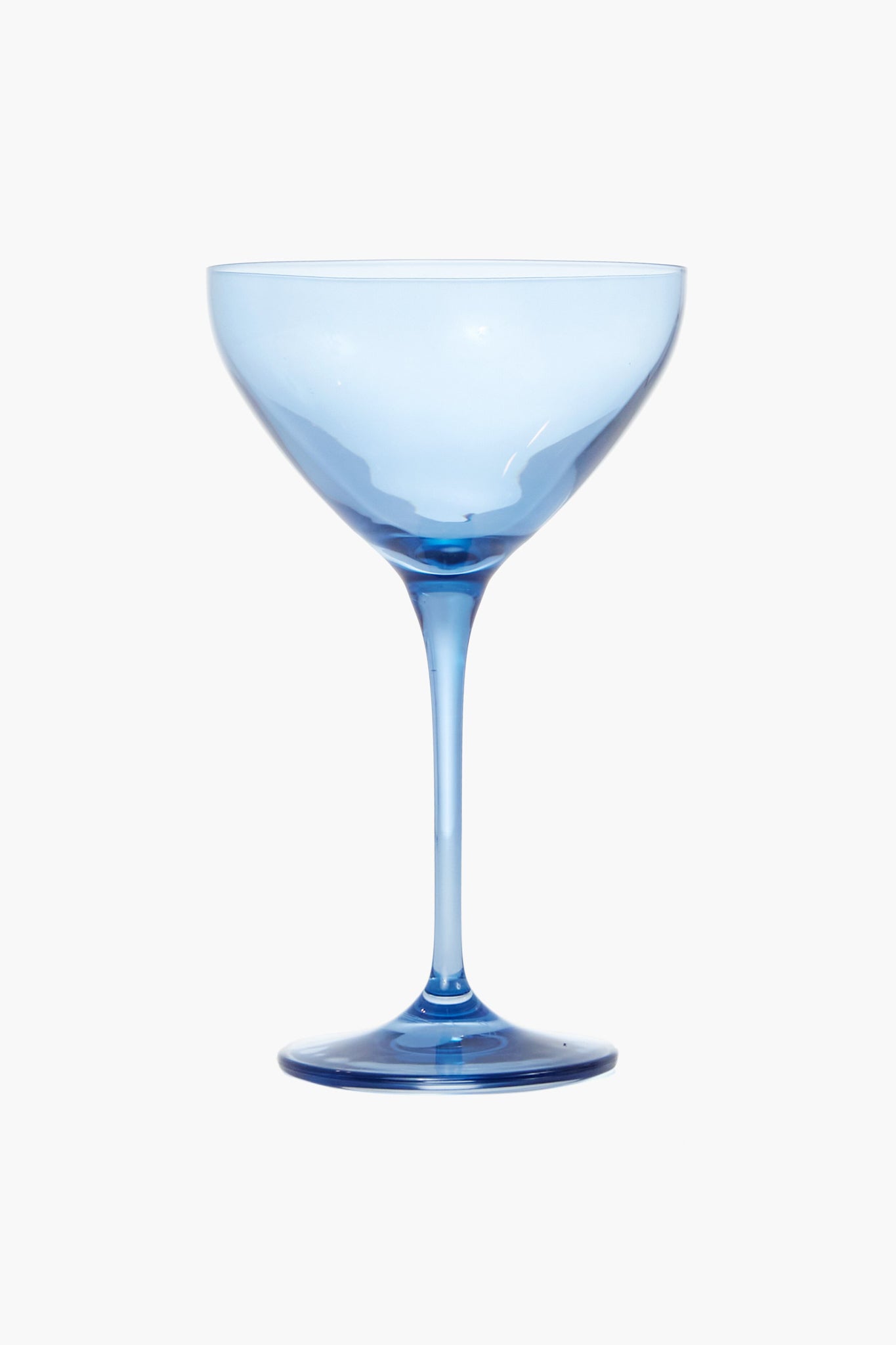 Estelle Colored Glass - Martini Glasses - Set of 2 Cobalt Blue