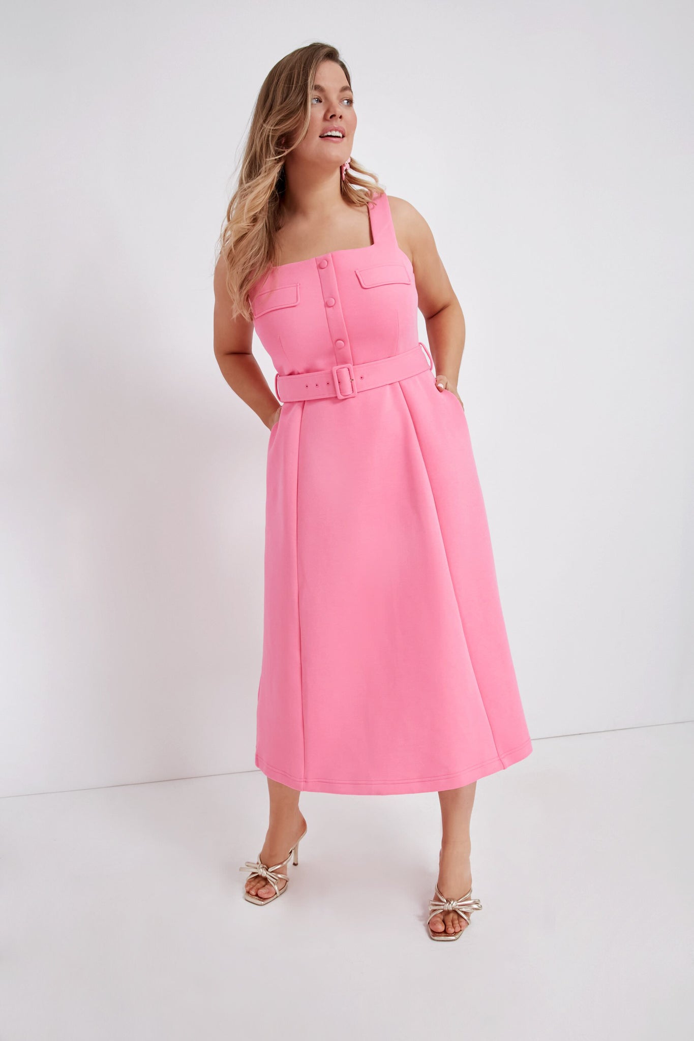 Peony Pink Neoprene Elle Dress | Tuckernuck x Atlantic-Pacific