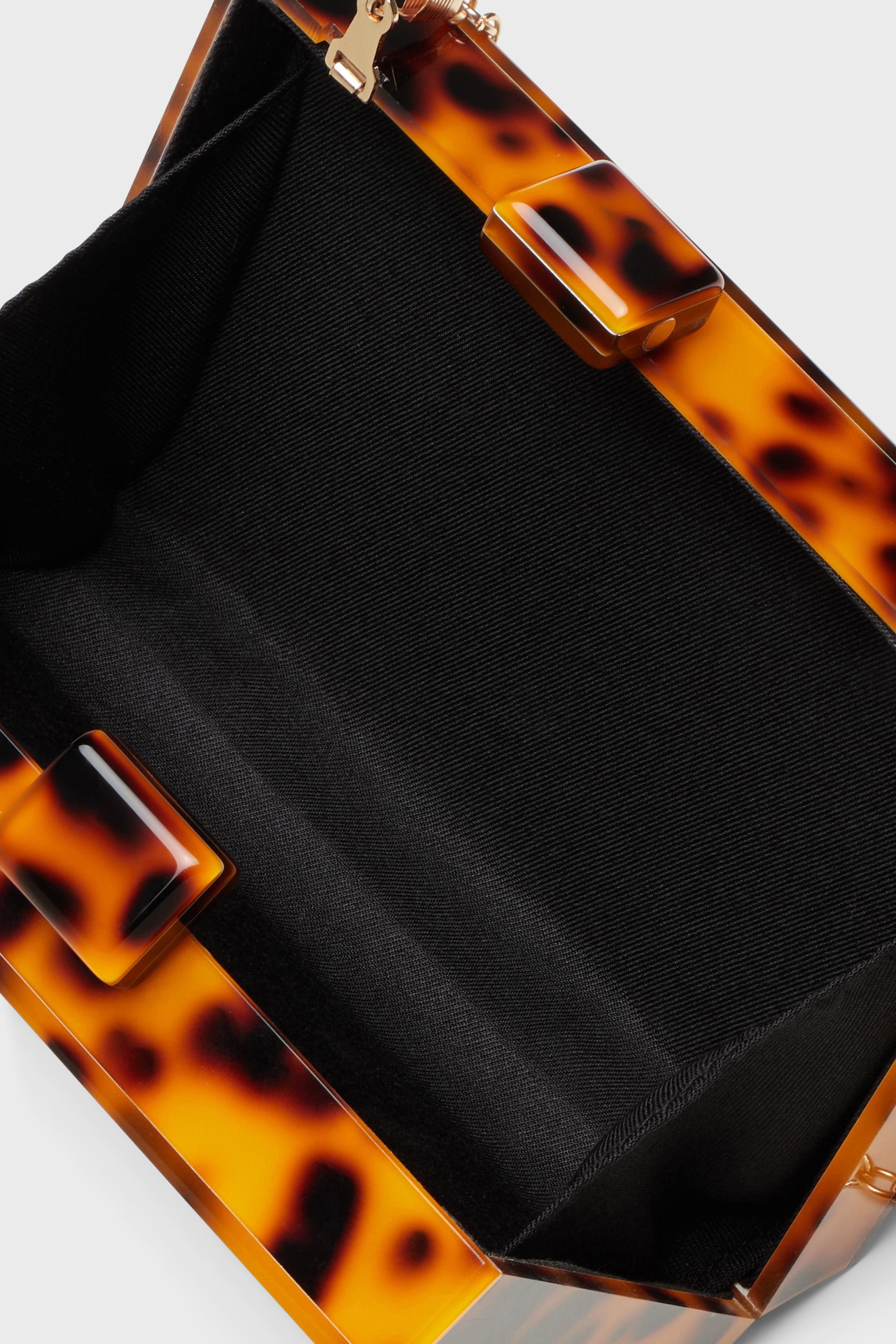 Tortoise shell deals clutch bag