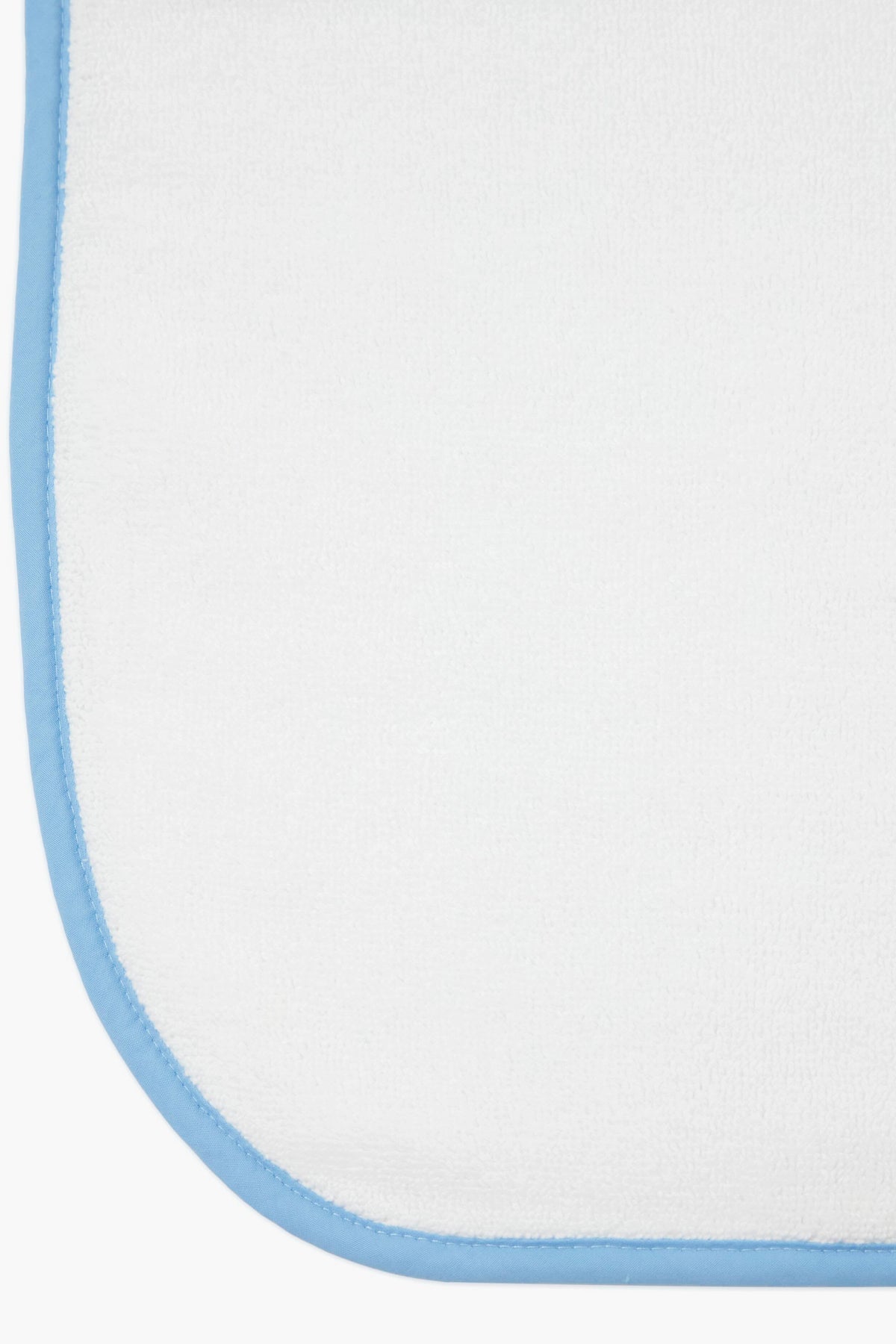 French Blue Piped Edge Bath Mat