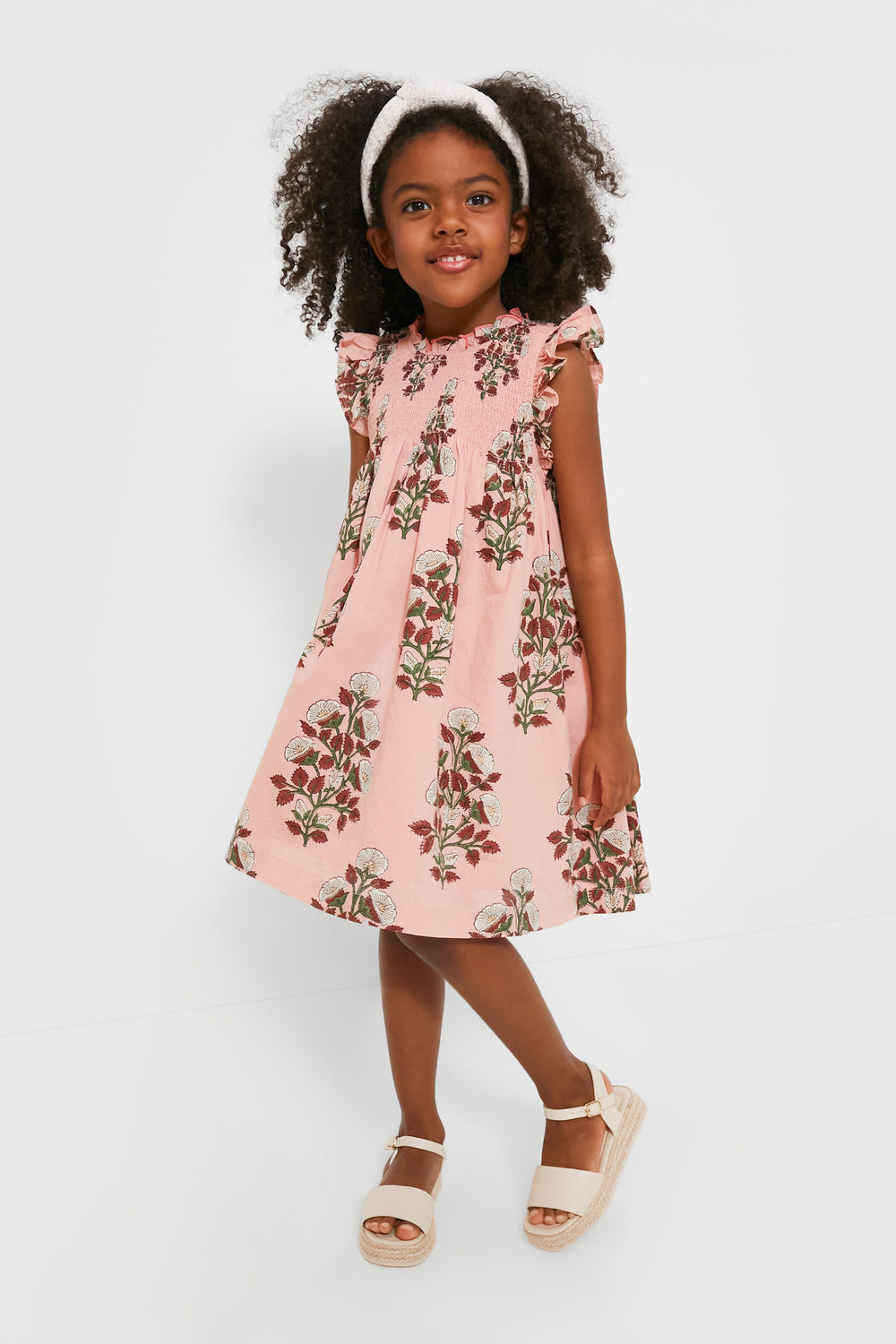 pink chicken stevie dress Pink Chicken Lavender Posey Block Print Baby Girls Stevie Dress Set