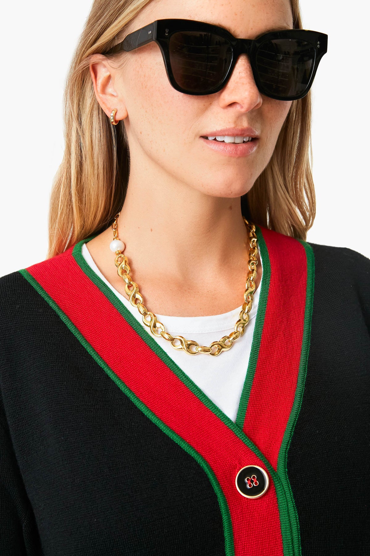 Gold Infinity Link Necklace