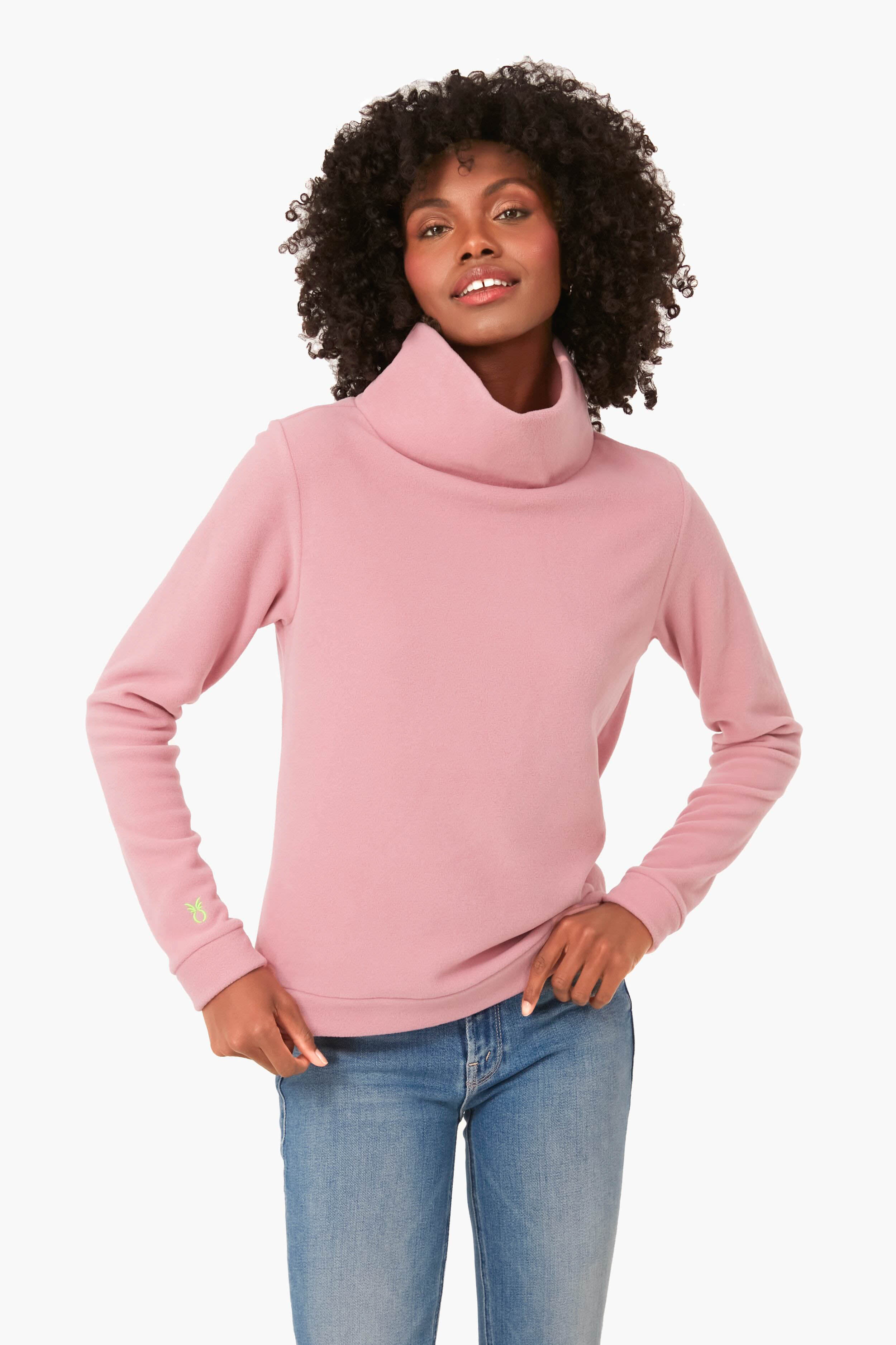 Mauve turtleneck sale