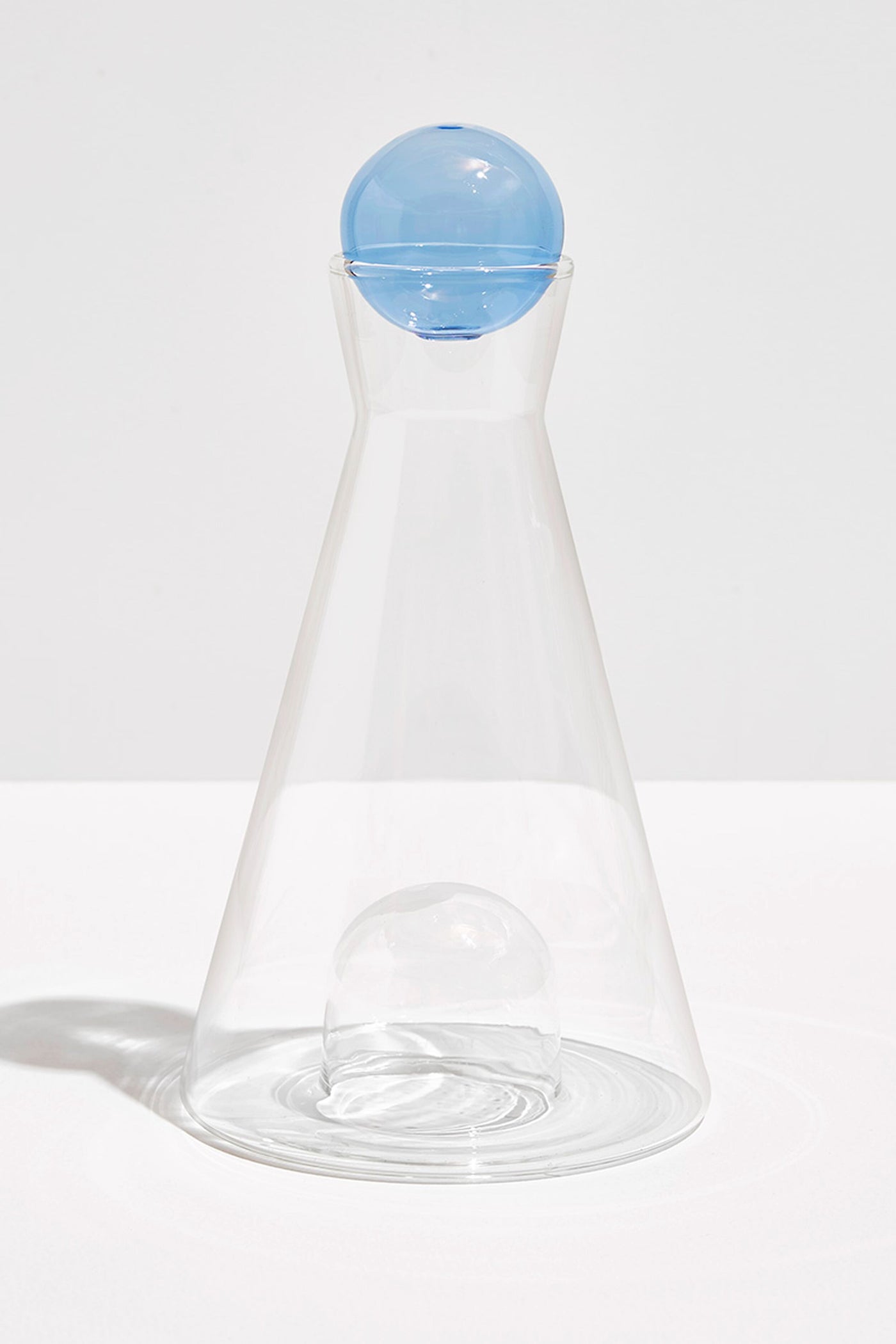 Clear and Blue Vice Versa Carafe