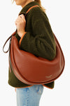 Deep Umber Smile Large Shoulder Bag