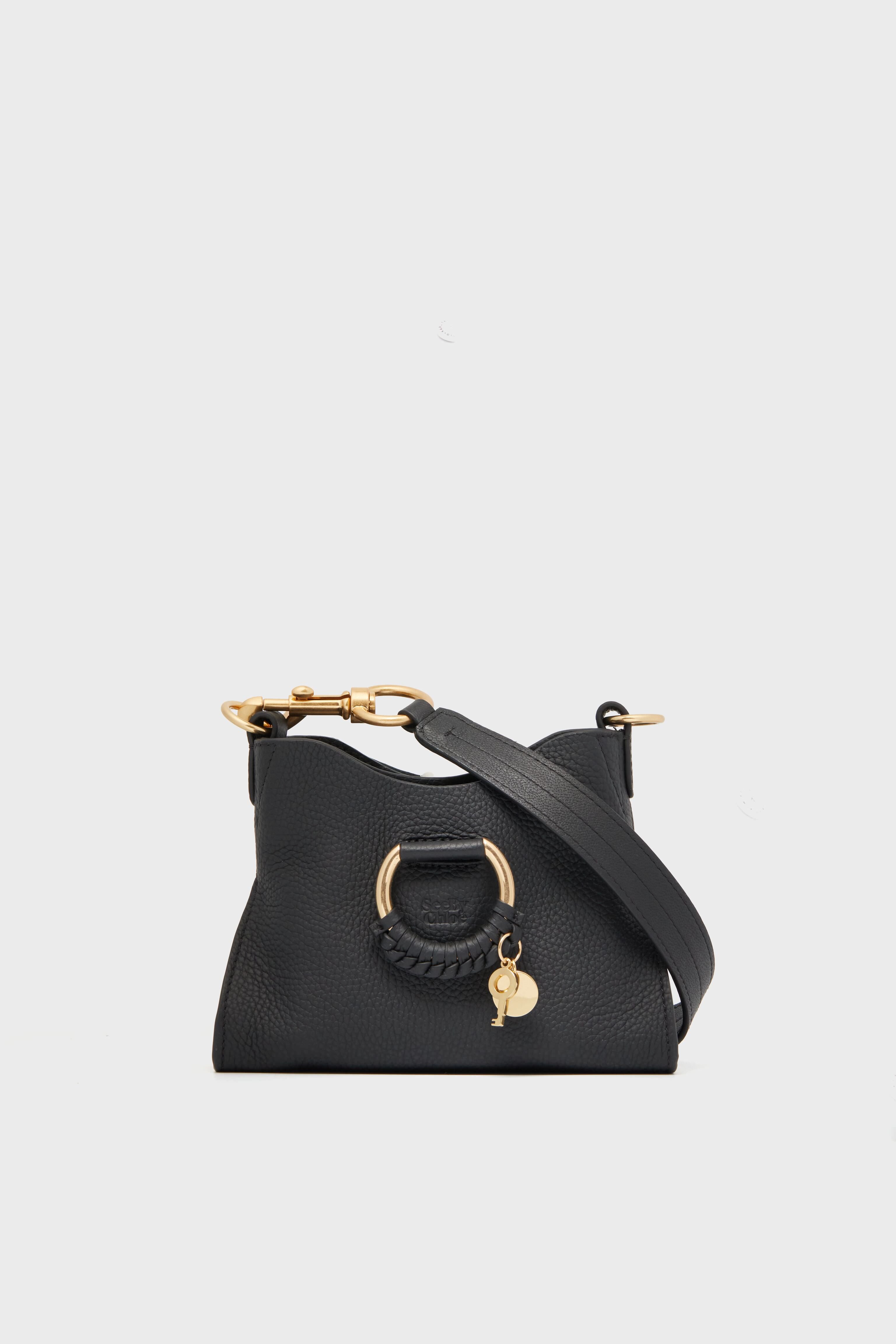 mini joan crossbody bag in black