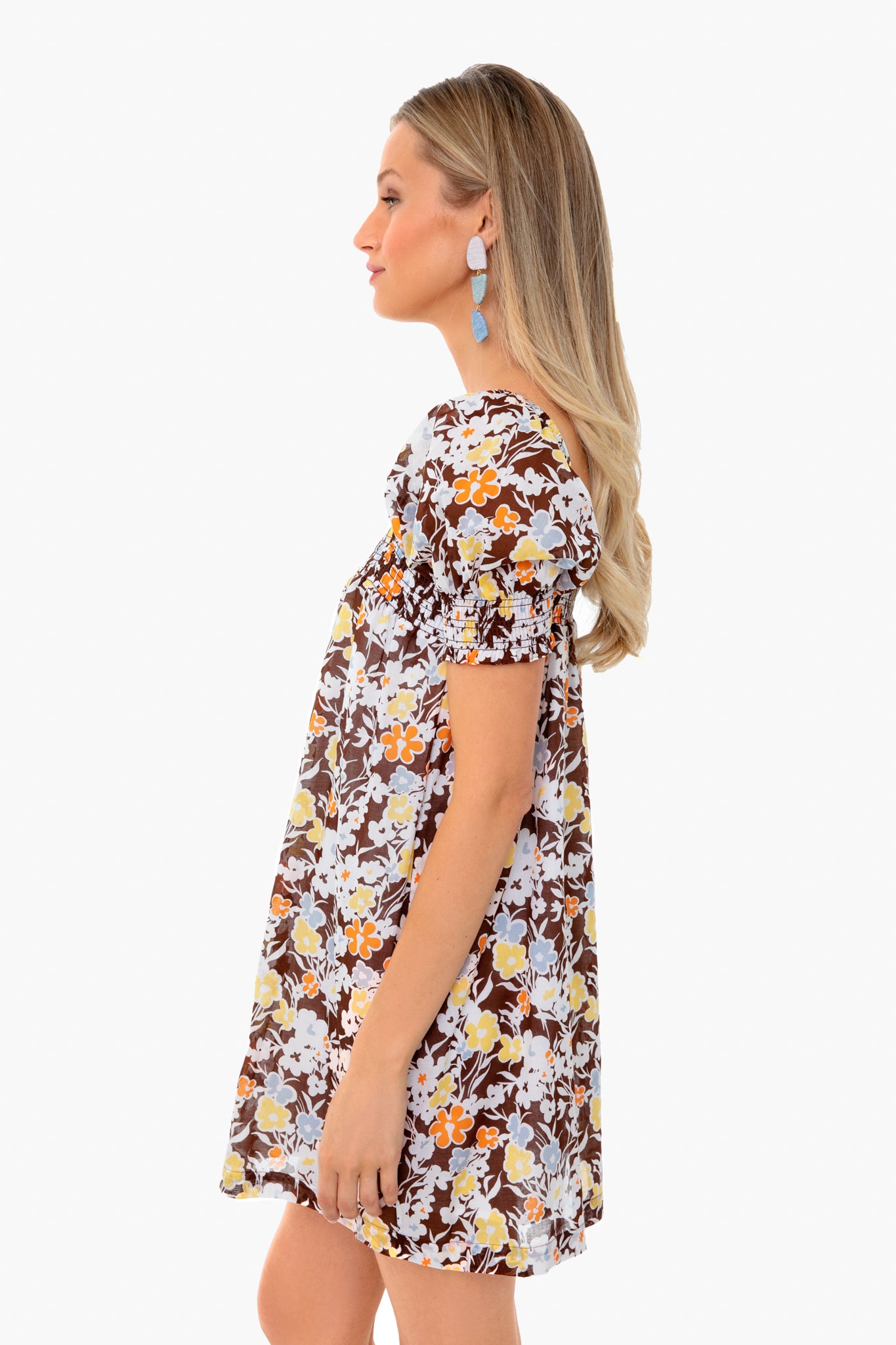 Reverie Smocked Mini Dress