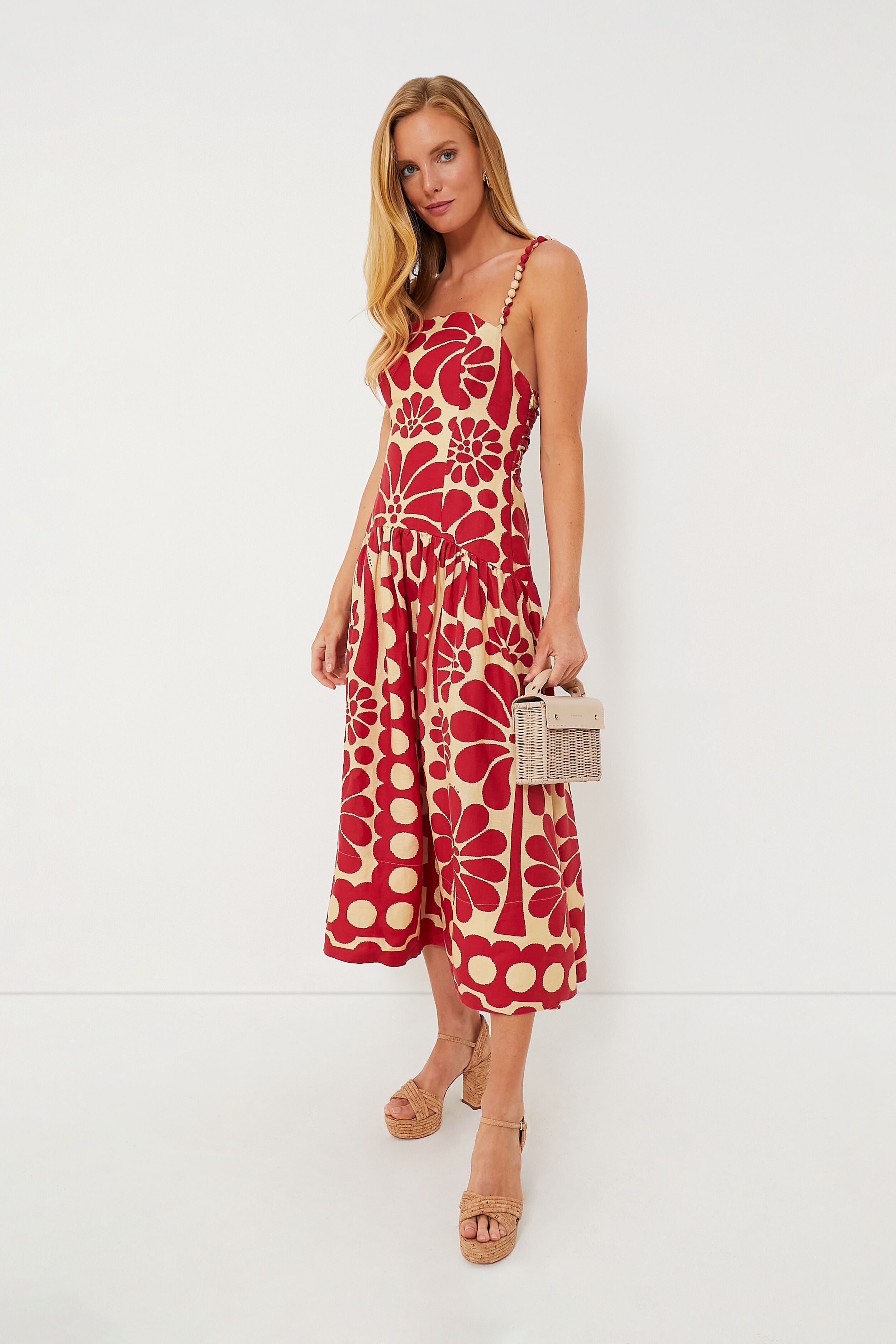 Palermo Red Sleeveless Dress | Farm Rio