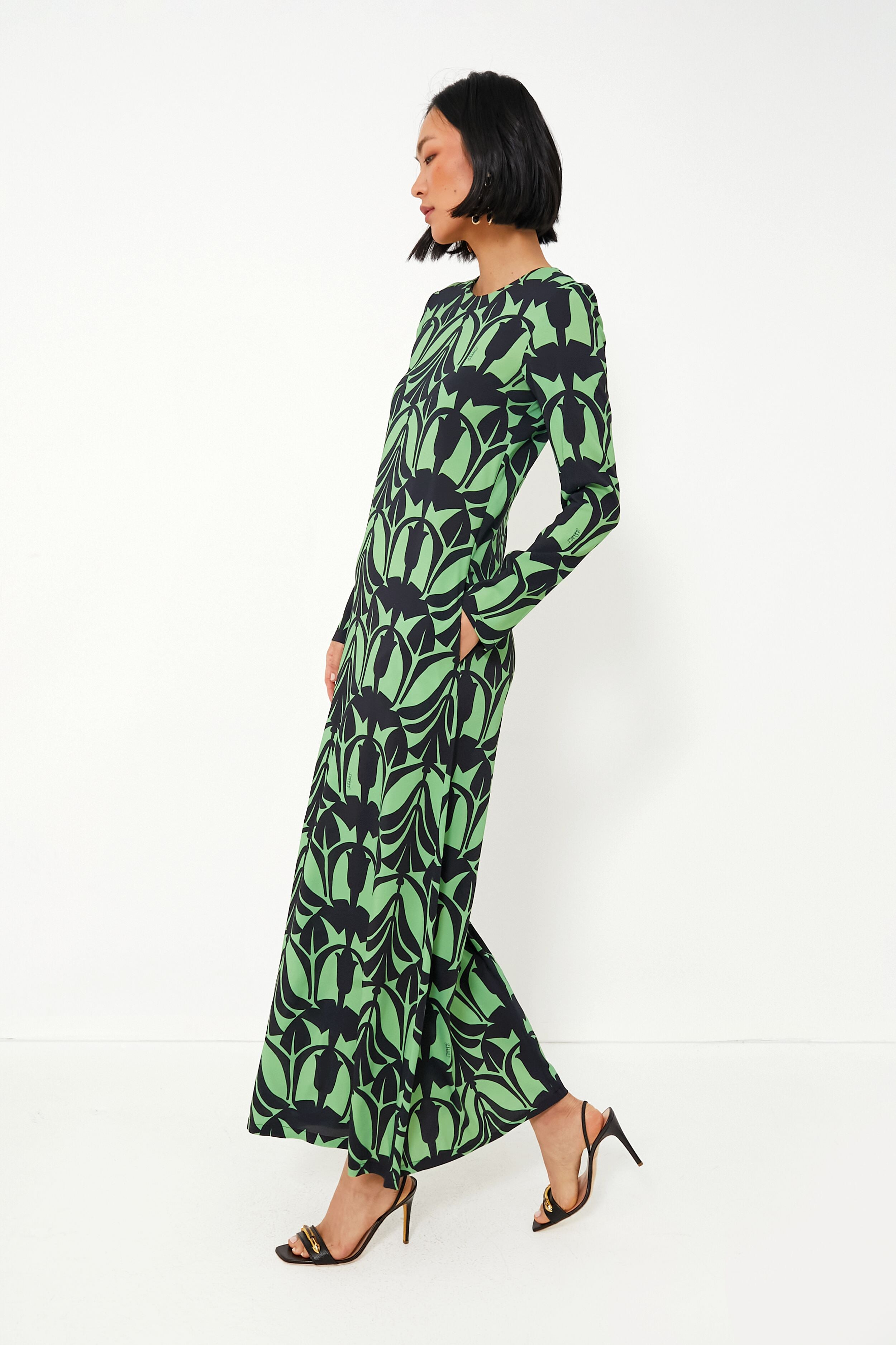 Papyrus Long Sleeve Swing Dress