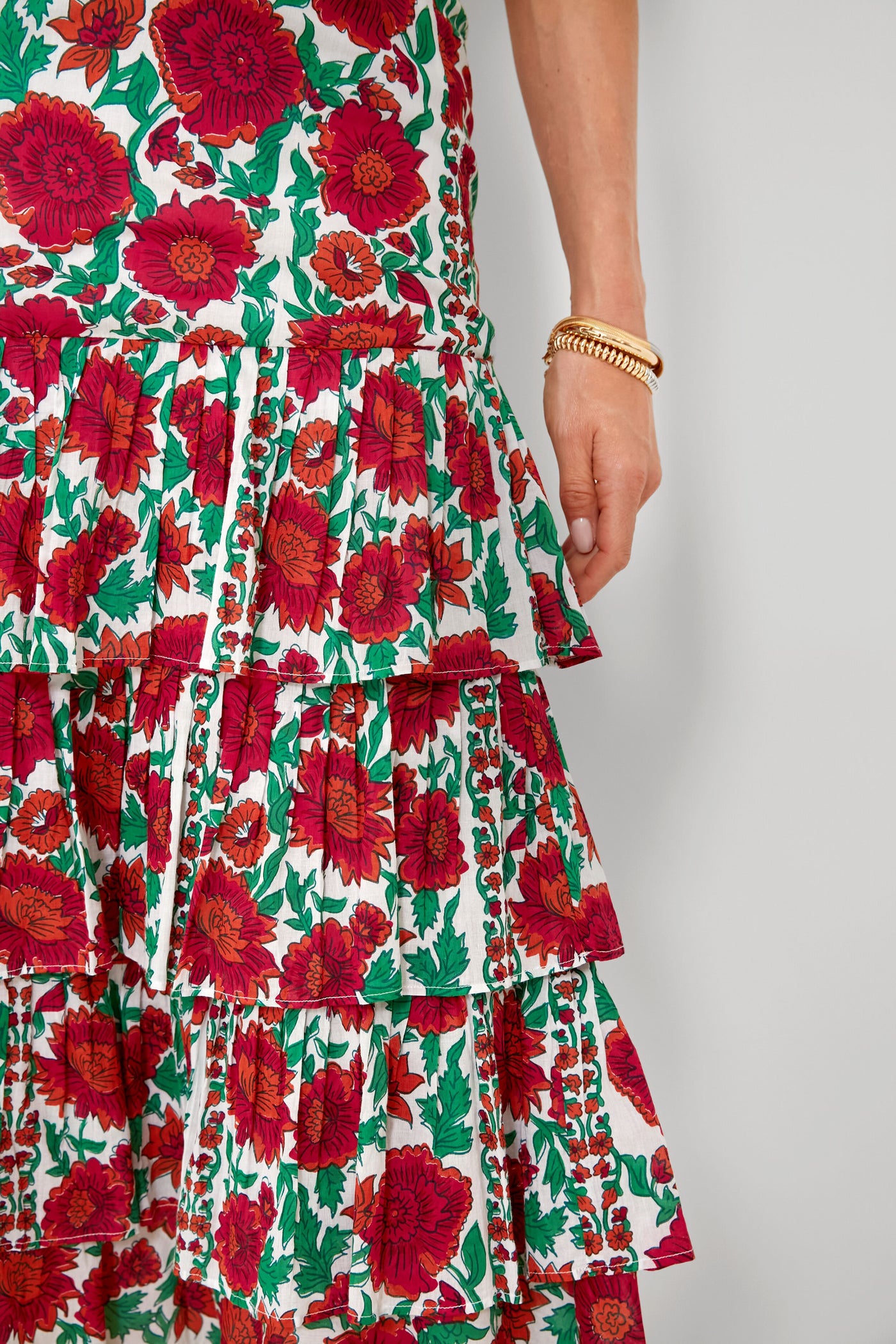 Pink Dijon Honduras Maxi Skirt