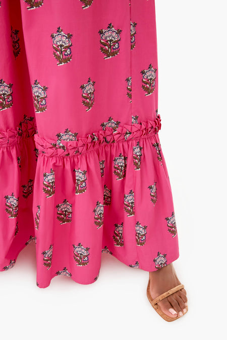 Marigold Flower Hot Pink Salena Dress