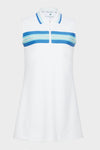 Lisbon Stripe Pique Cadwell Tennis Dress