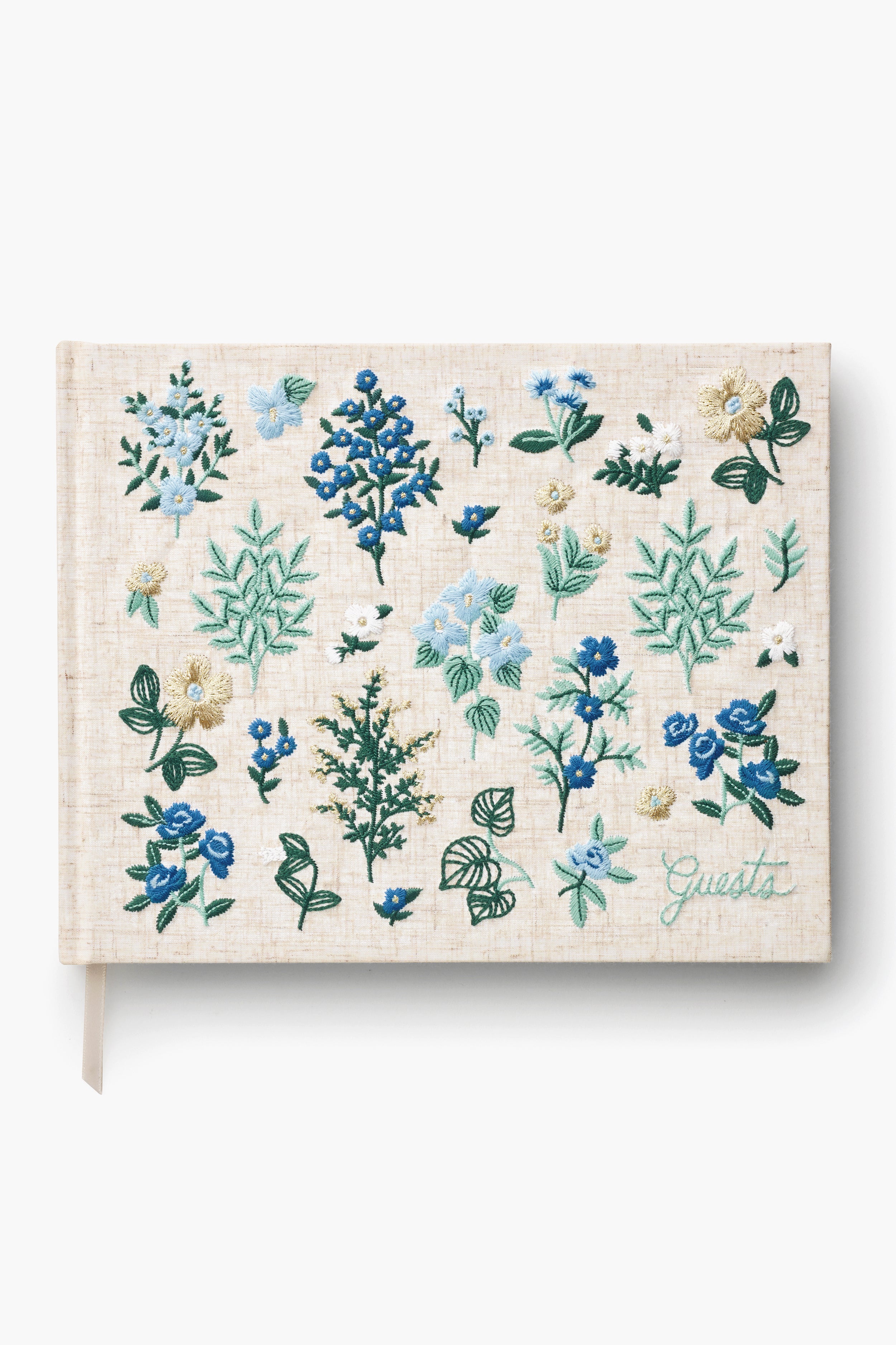 Wildwood Embroidered Guest Book