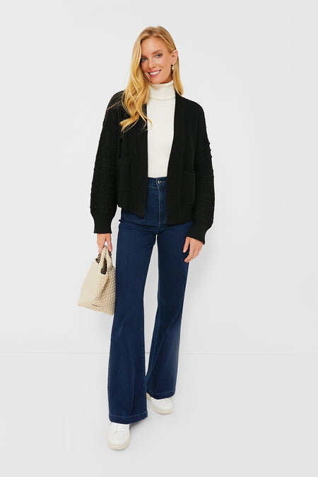 Black Bobble Cardigan