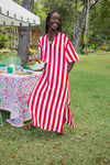 Red Stripe Canaan Dress