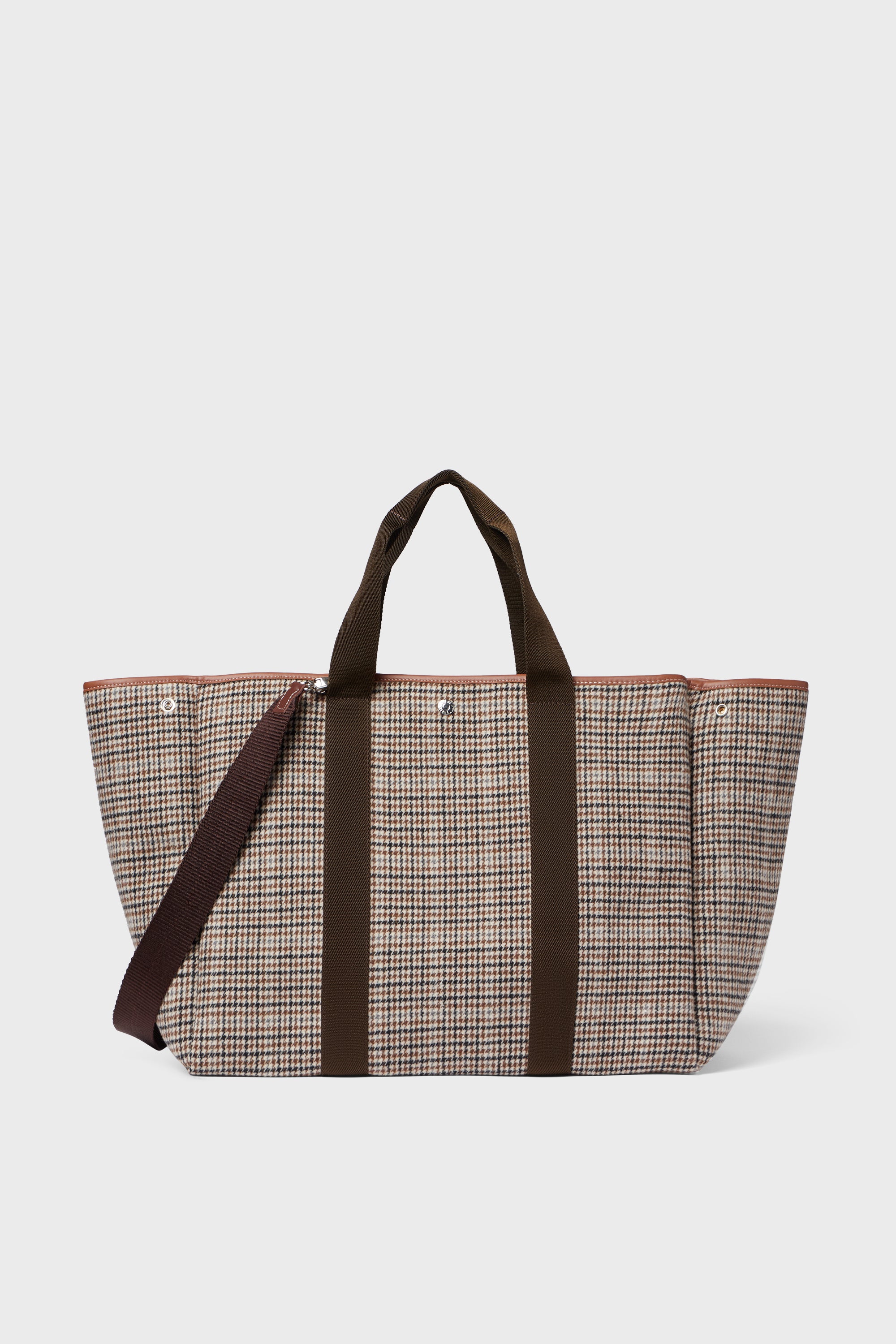 Beige Traversee M Quilted Tote Rue de Verneuil