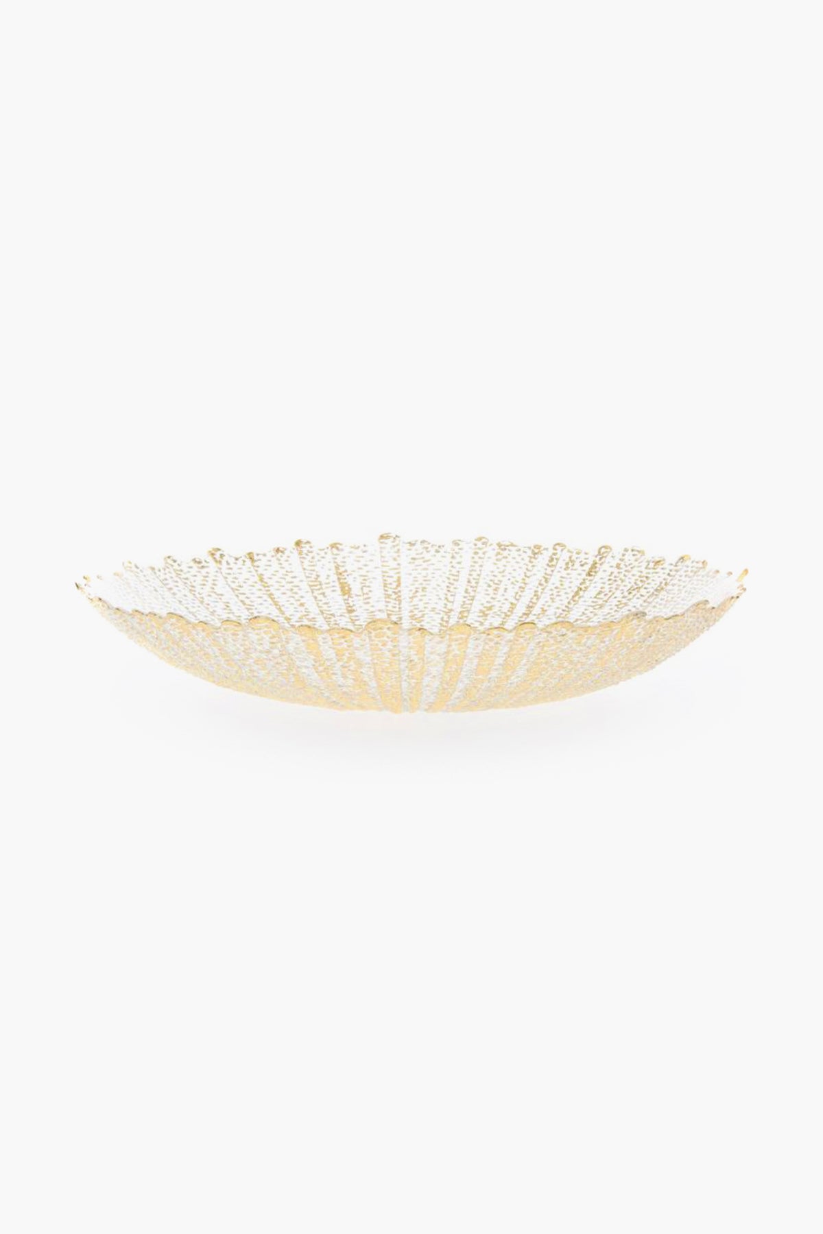 Rufolo Glass Large Serving Bowl