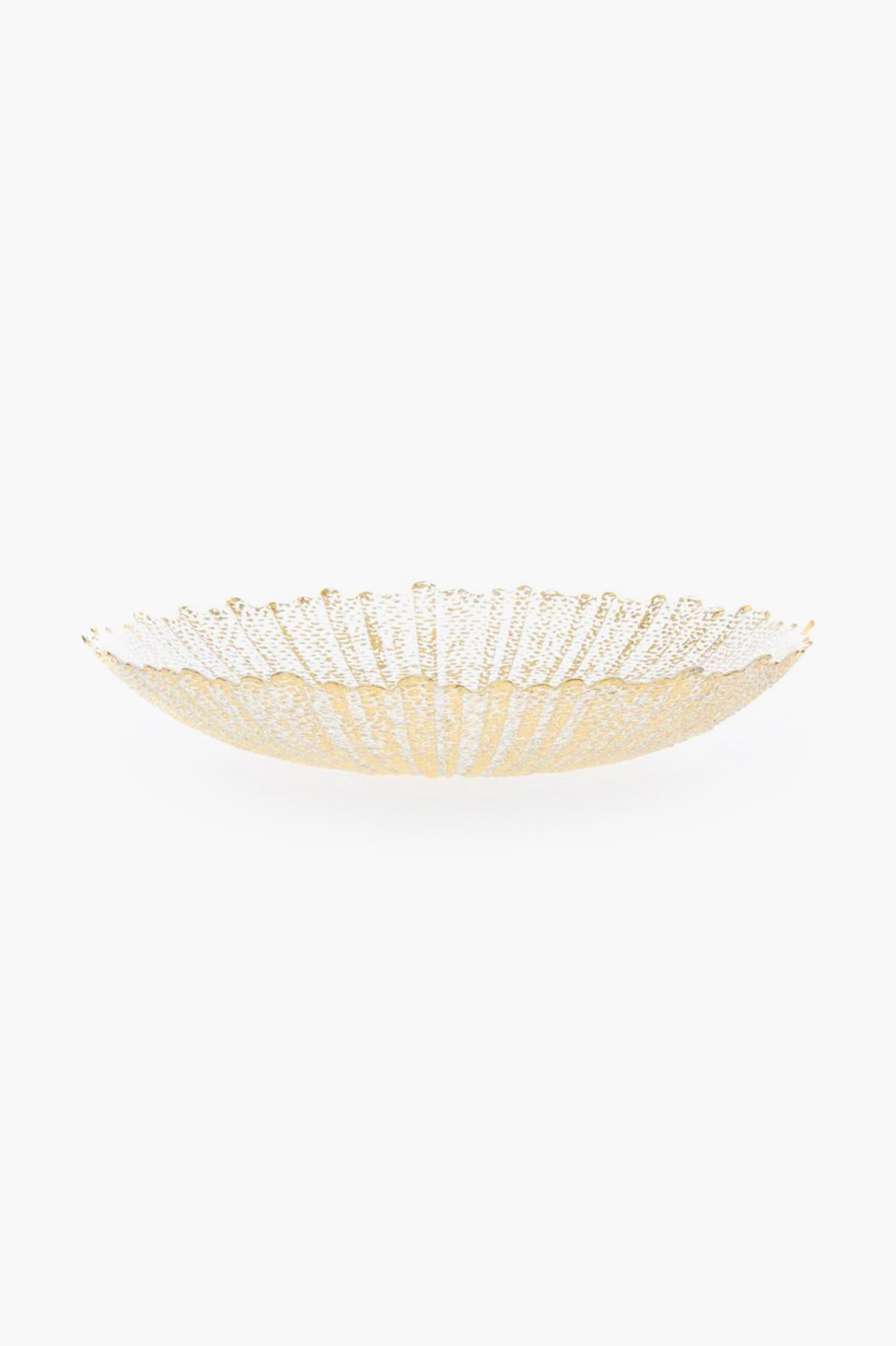 Rufolo Glass Large Serving Bowl