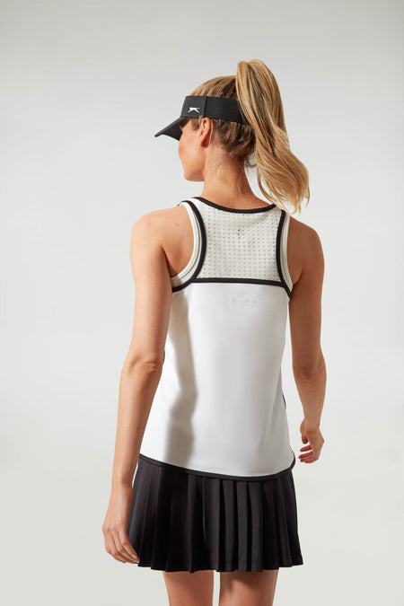 Navy Cane Racerback Ellen Tank