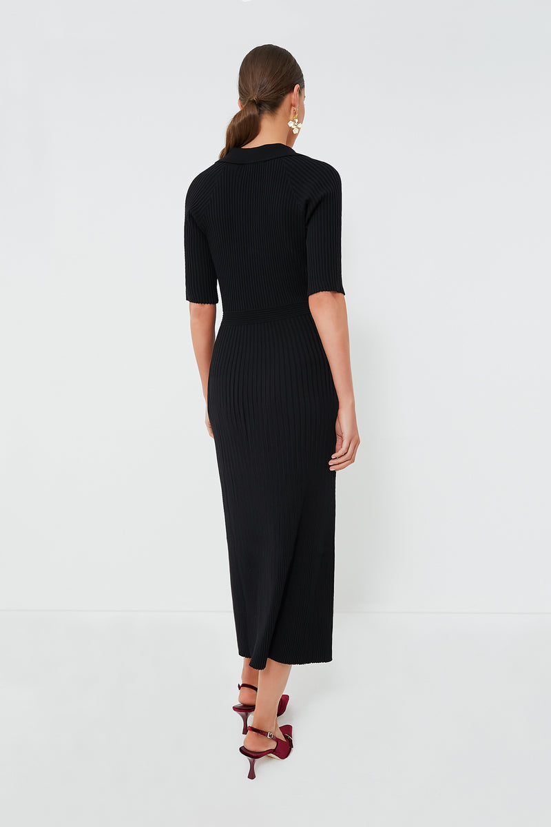 Black Knit Janie Dress