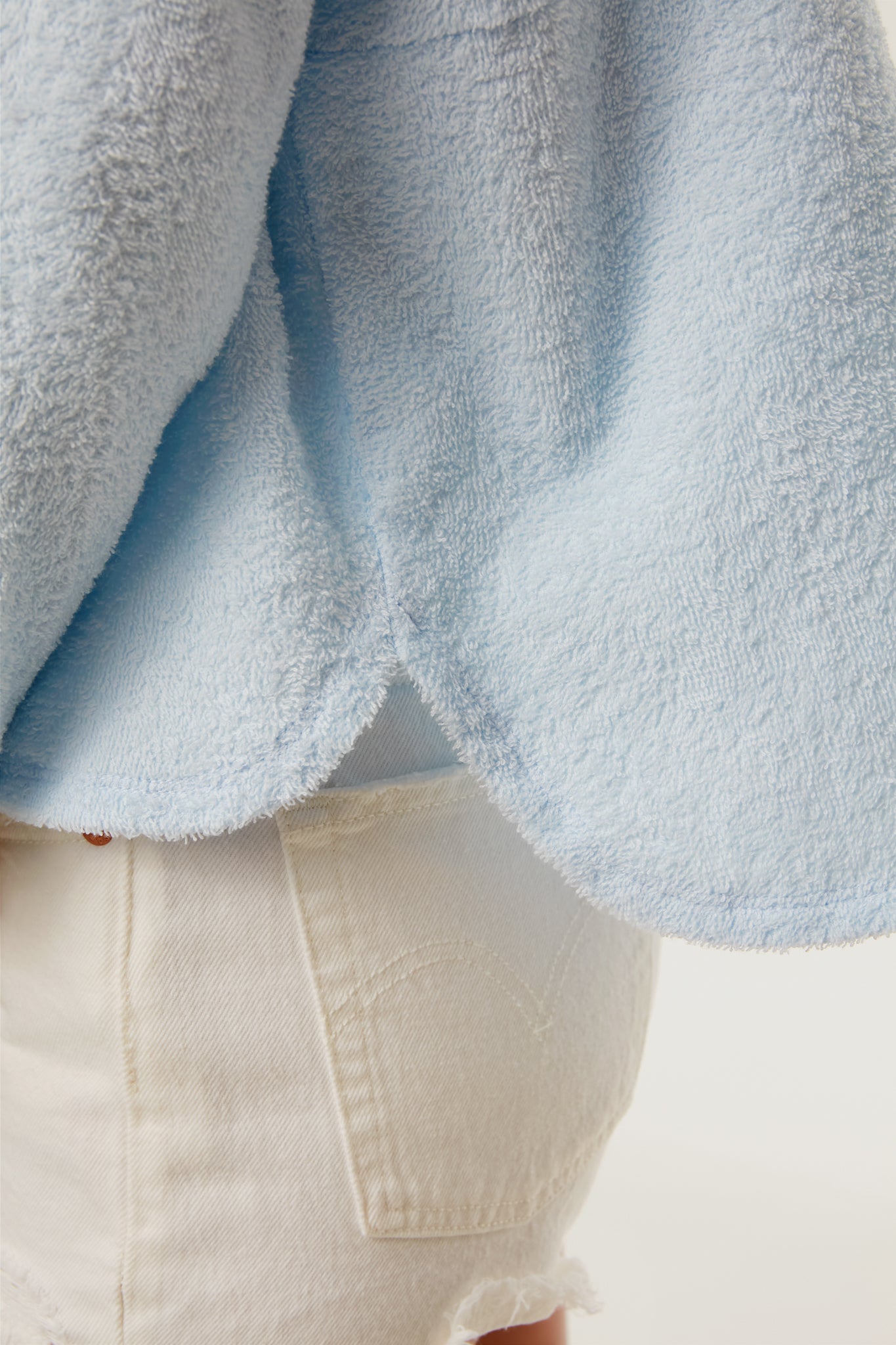 Blue Polo Terry Pullover