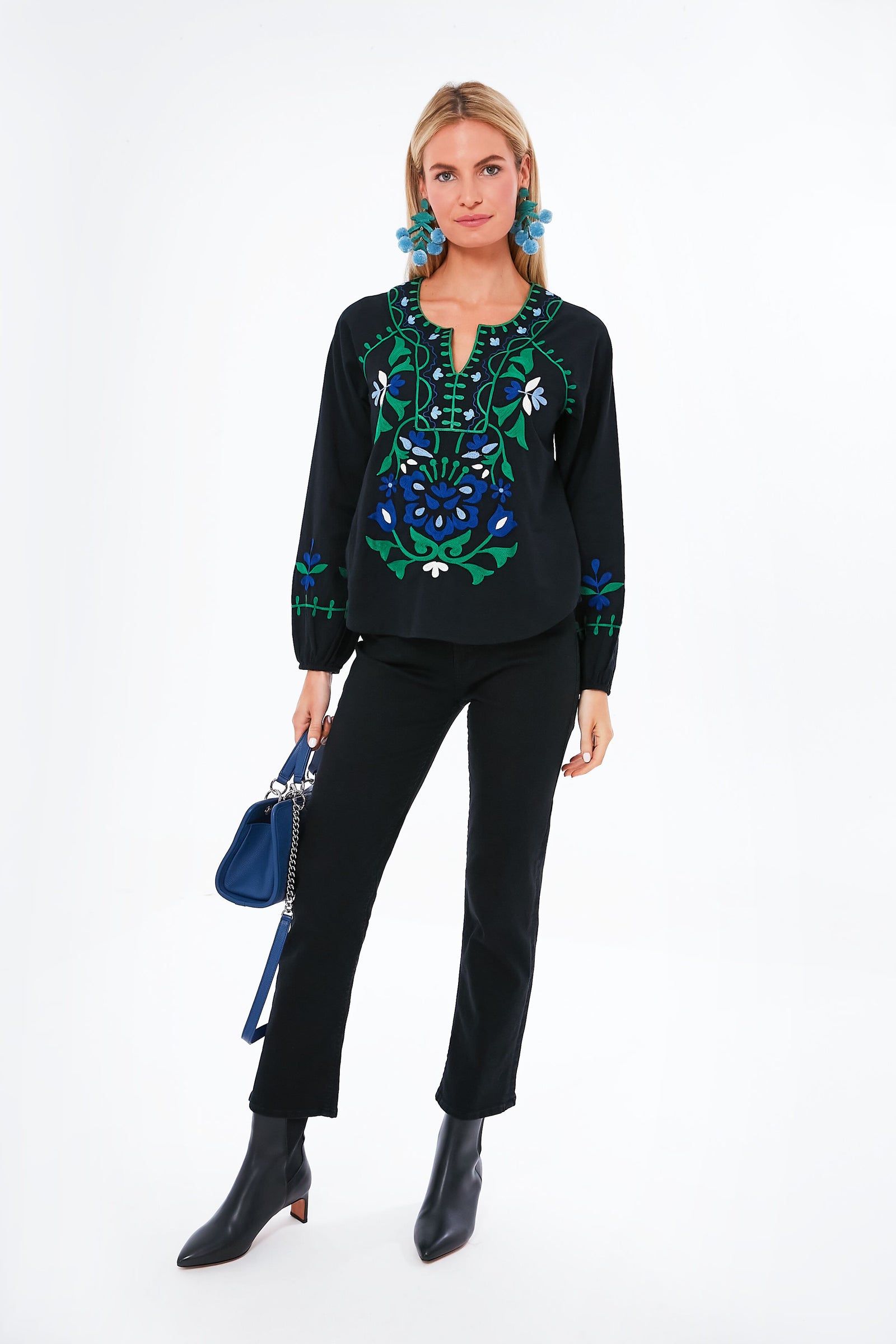 CHANEL Blue Caviar Stitched Shopping Tote