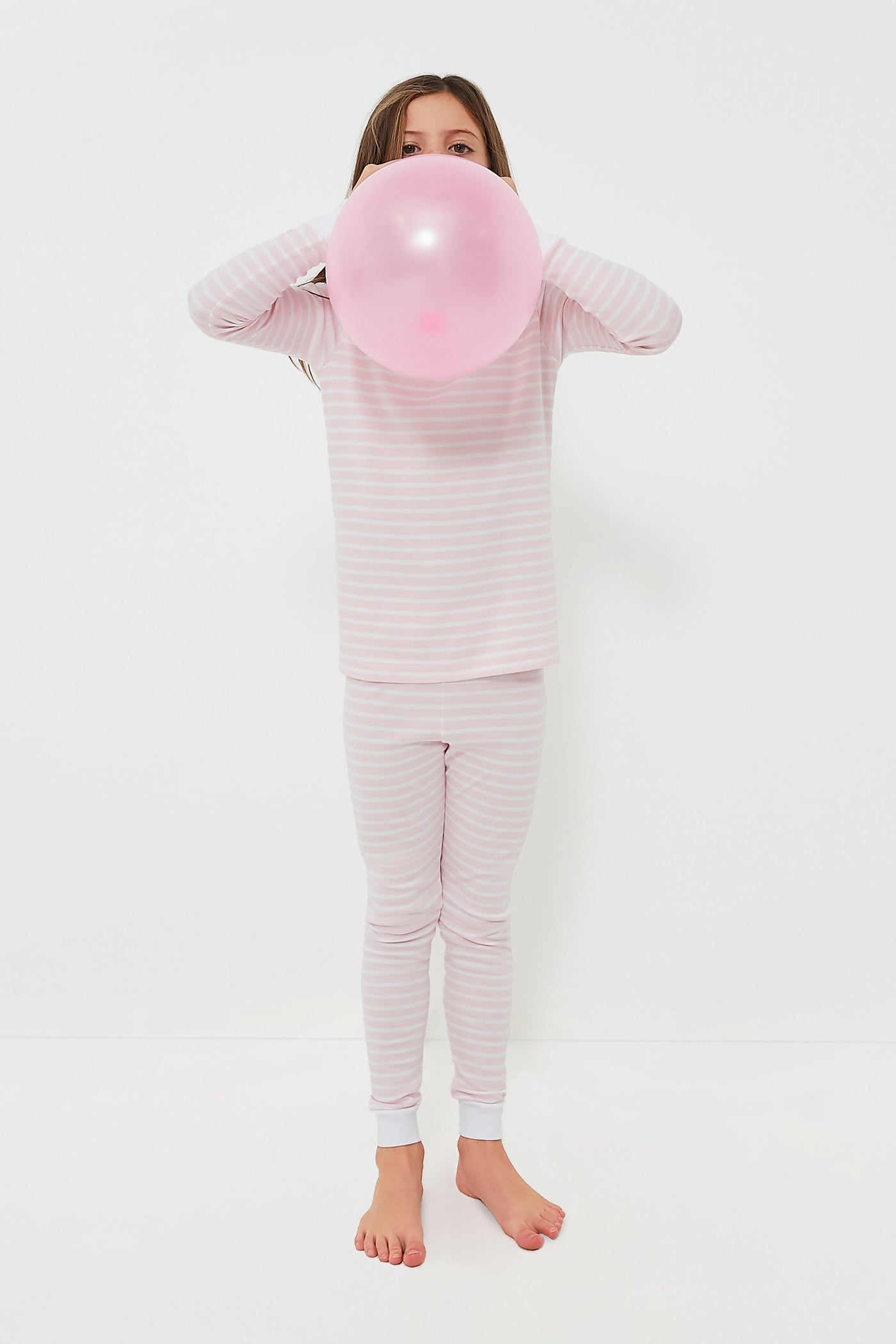 Pink Stripe Pajama Set