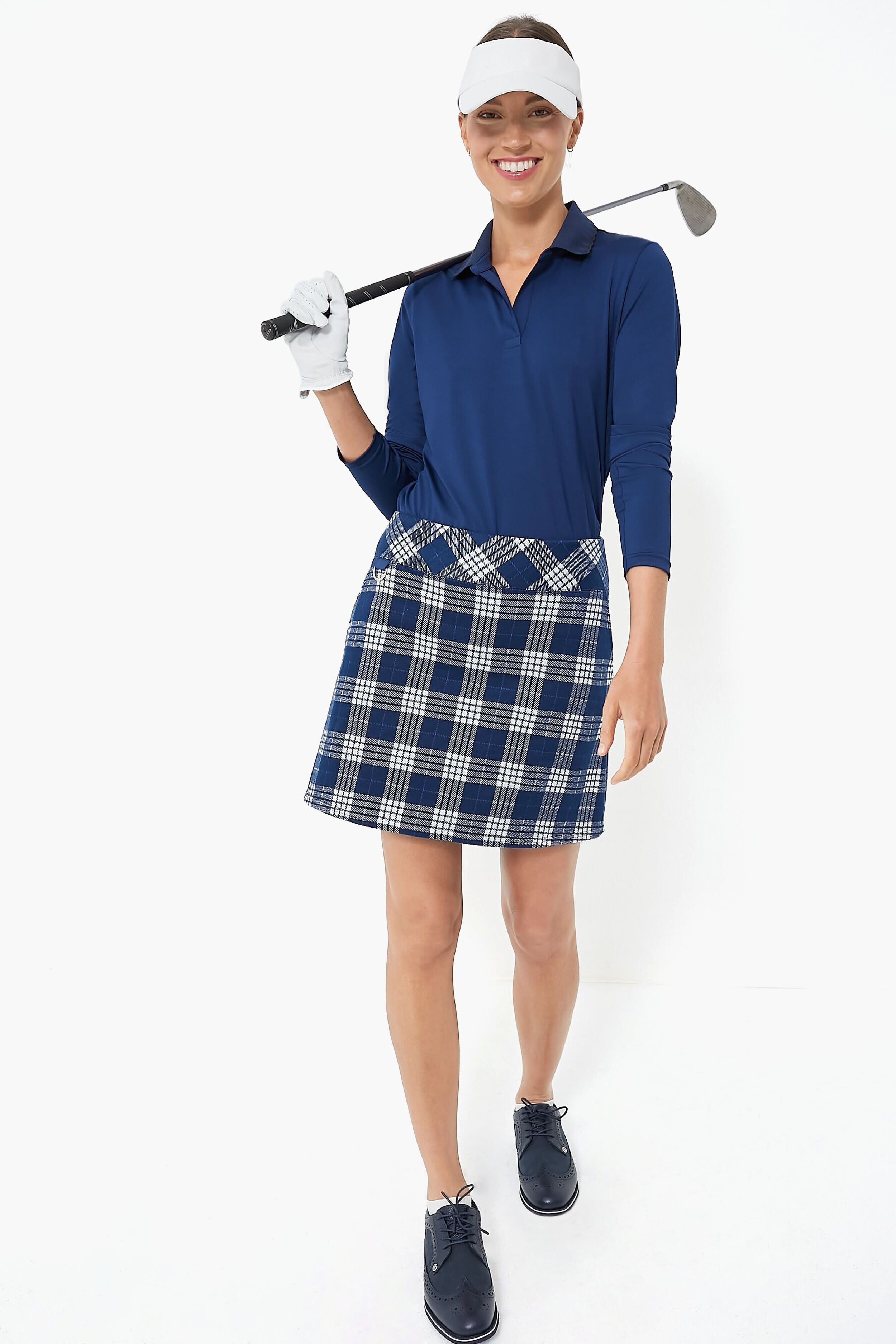 Tartan skirt outlet golf