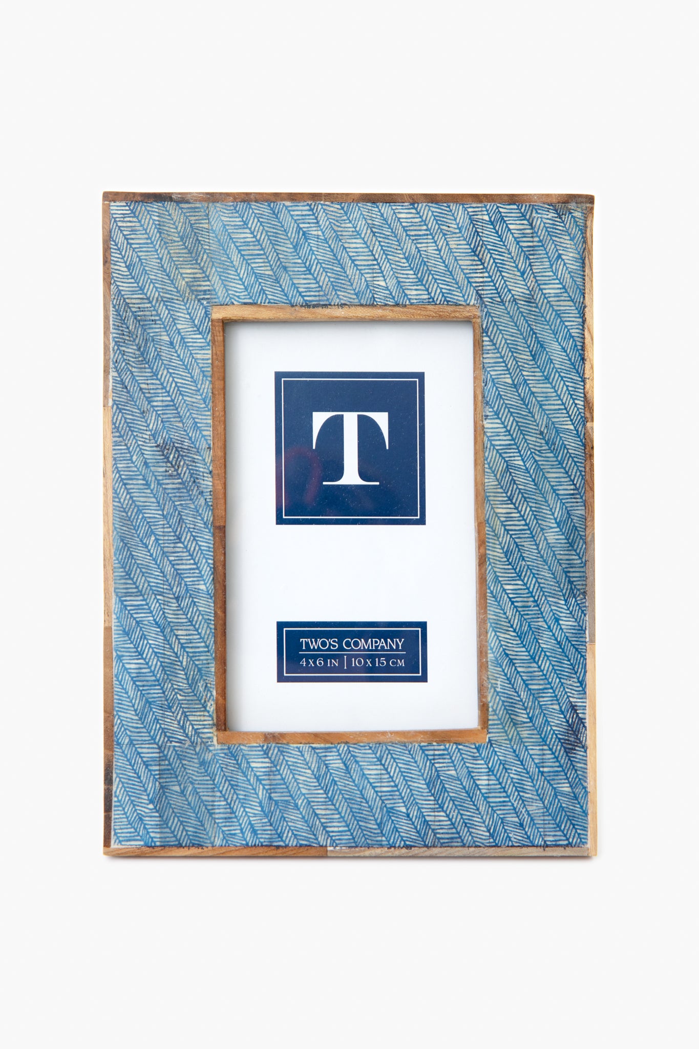 Herringbone Shibori 4x6 Picture Frame