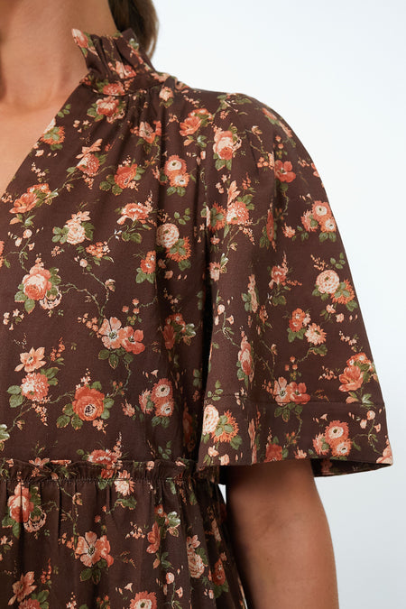 Rosewood Chintz Crawford Dress
