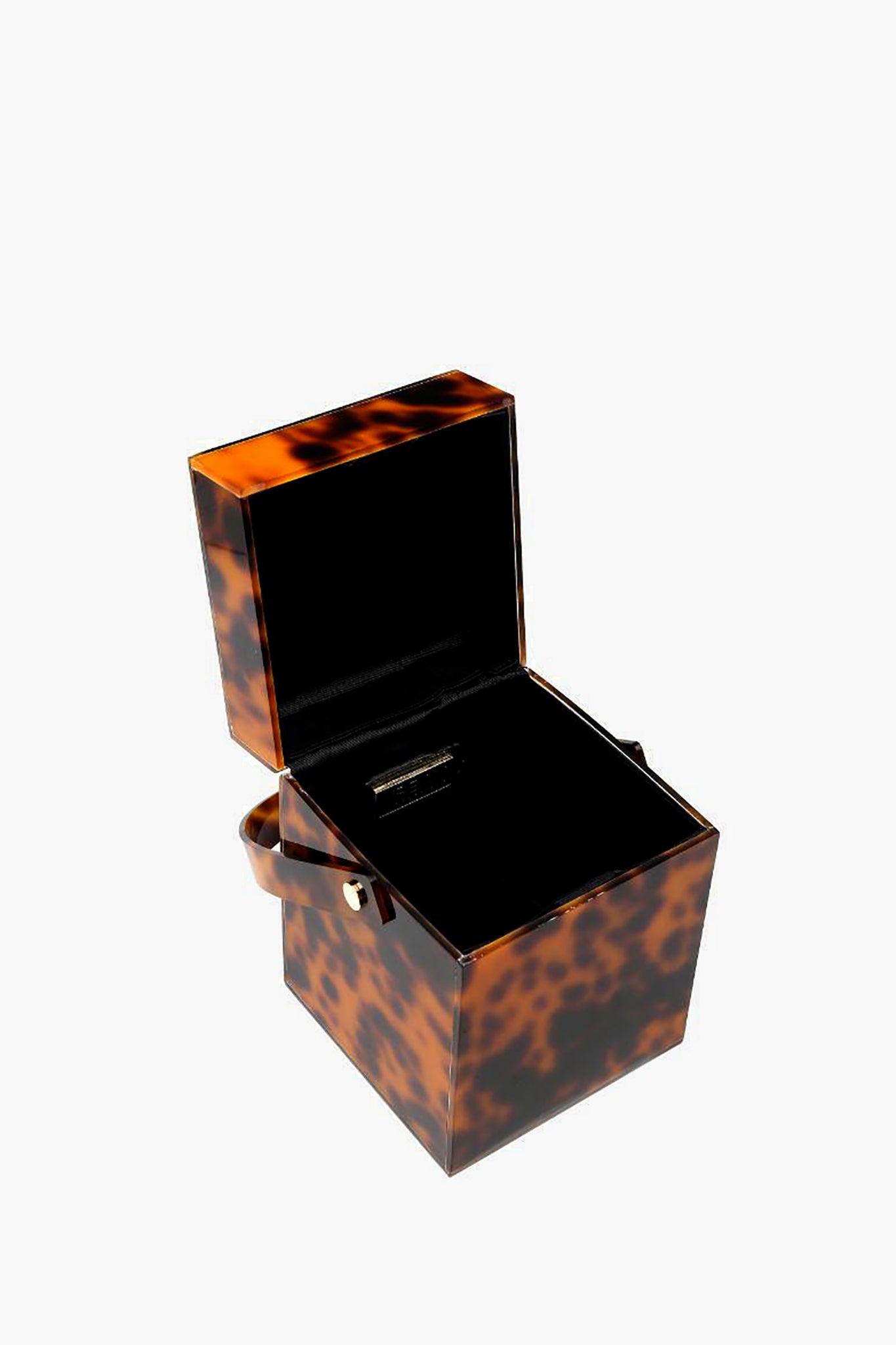 Tortoise Sienna Box Clutch