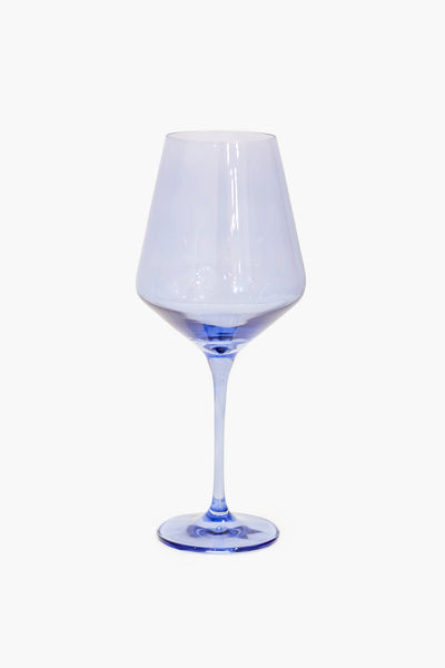 Cobalt Blue Colored Stemless Wine Glasses, Set of 6, STMLS CBLT BLUE S/6