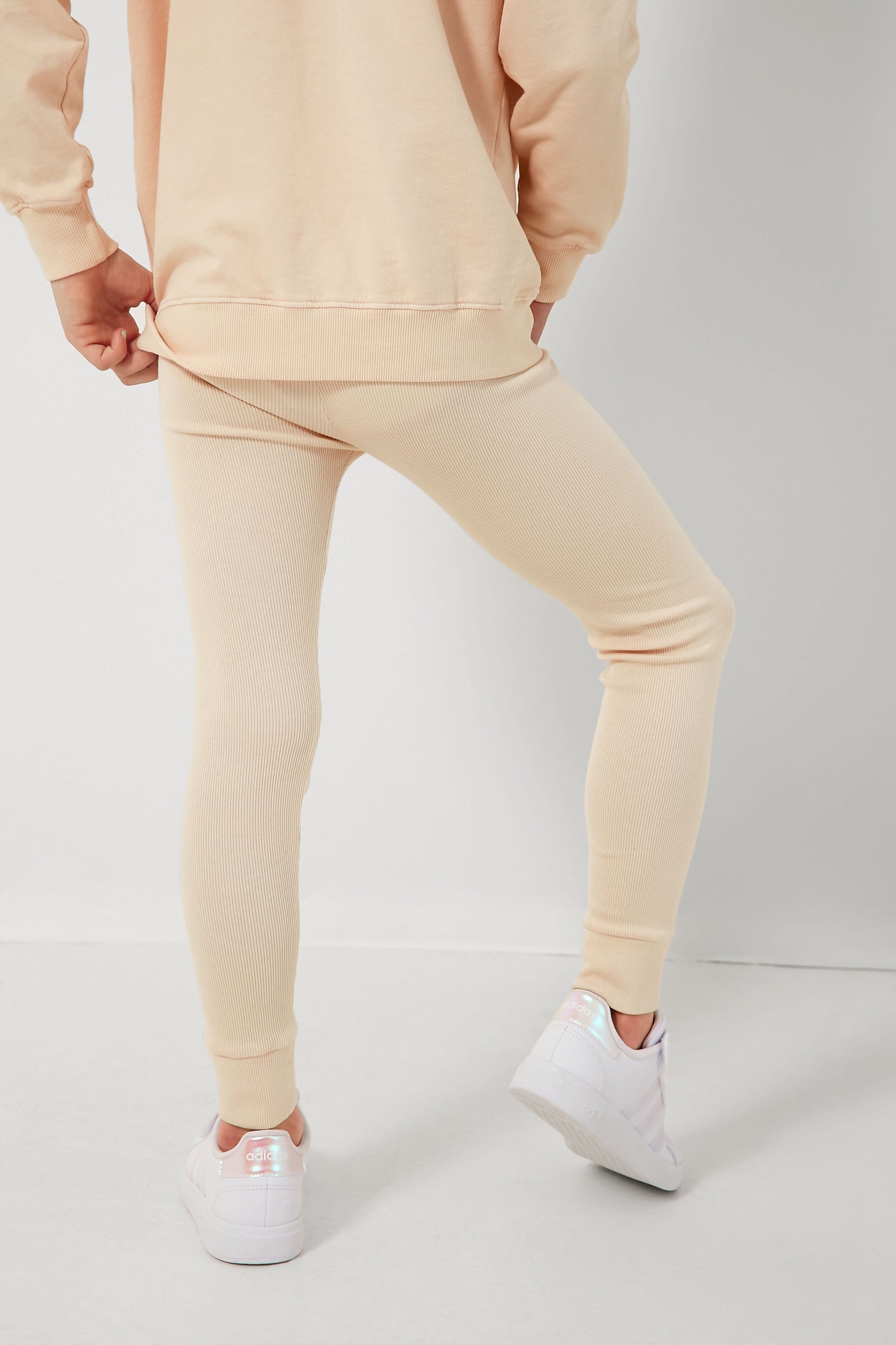 Natural Essential Rib Leggings
