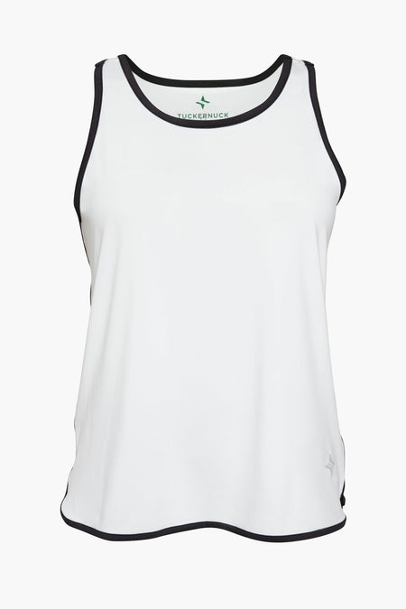 Navy Cane Racerback Ellen Tank