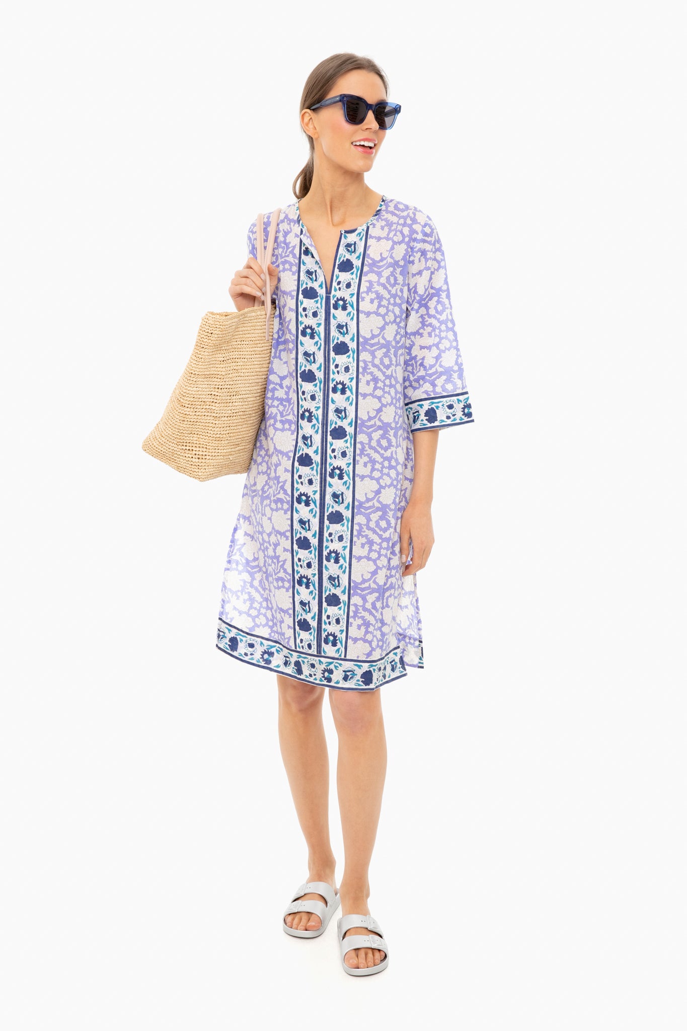 Padra Violet Long Kurta Dress