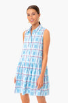 Westport Trellis Sleeveless Hayes Shirt Dress
