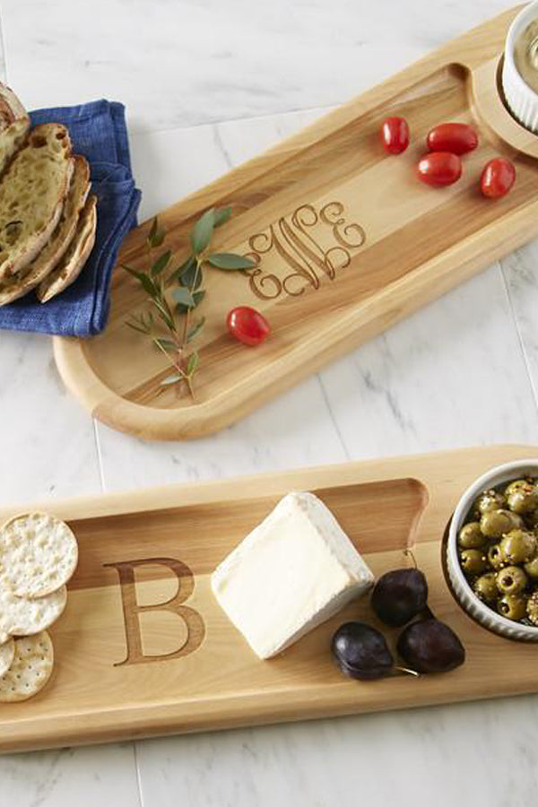 Monogrammed Dip and Serve Board