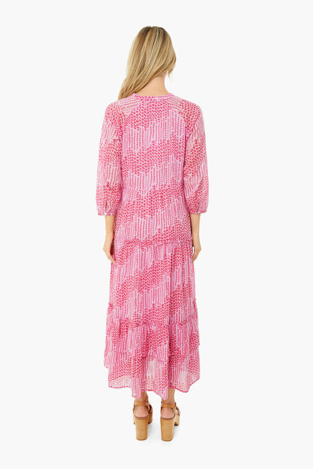 Maiden Grass Vivid Pinks Bazaar Dress