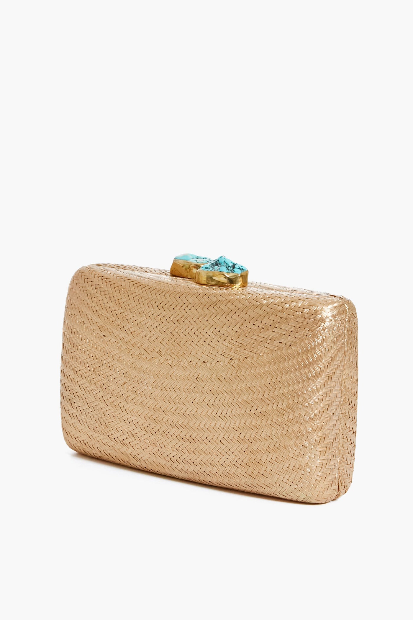 Gold Jen Turq Stones Clutch