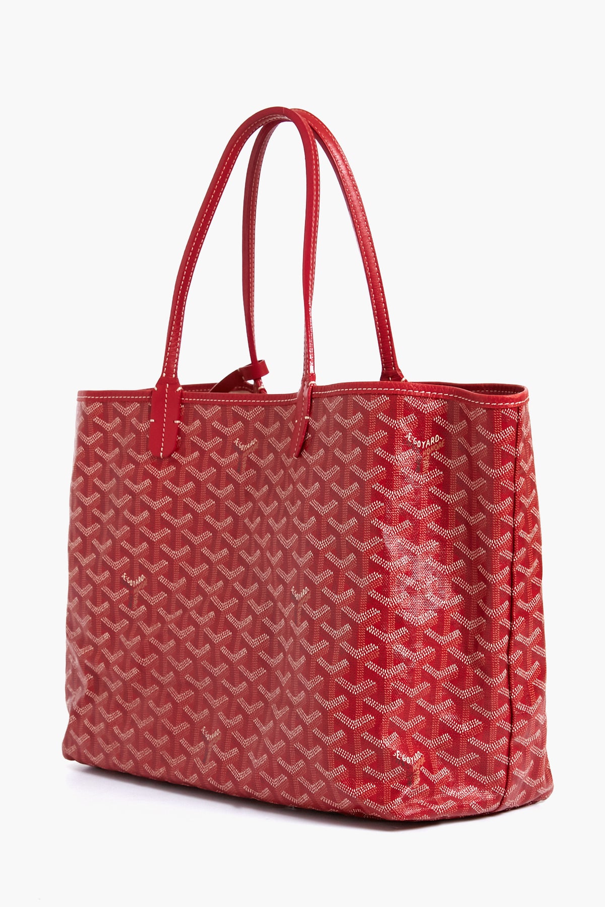 Goyard Red Saint Louis PM Tote Bag